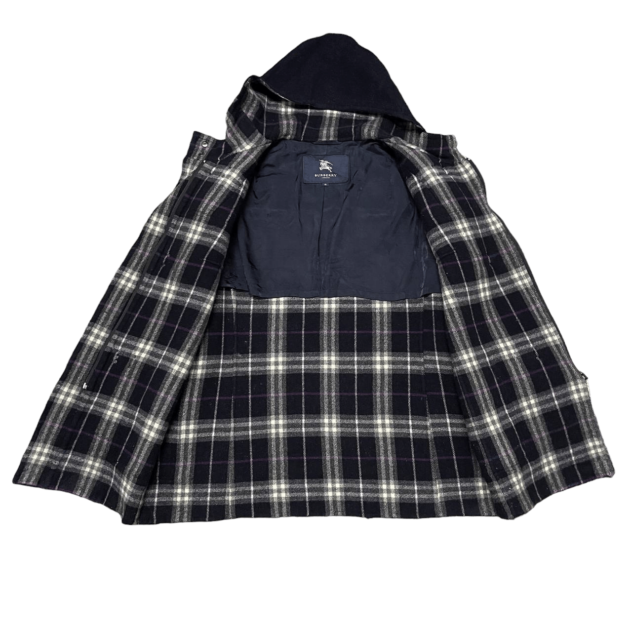 Burberry Vintage Burberry London Nova Check Wool Duffle Coat Size M / US 6-8 / IT 42-44 - 6 Thumbnail