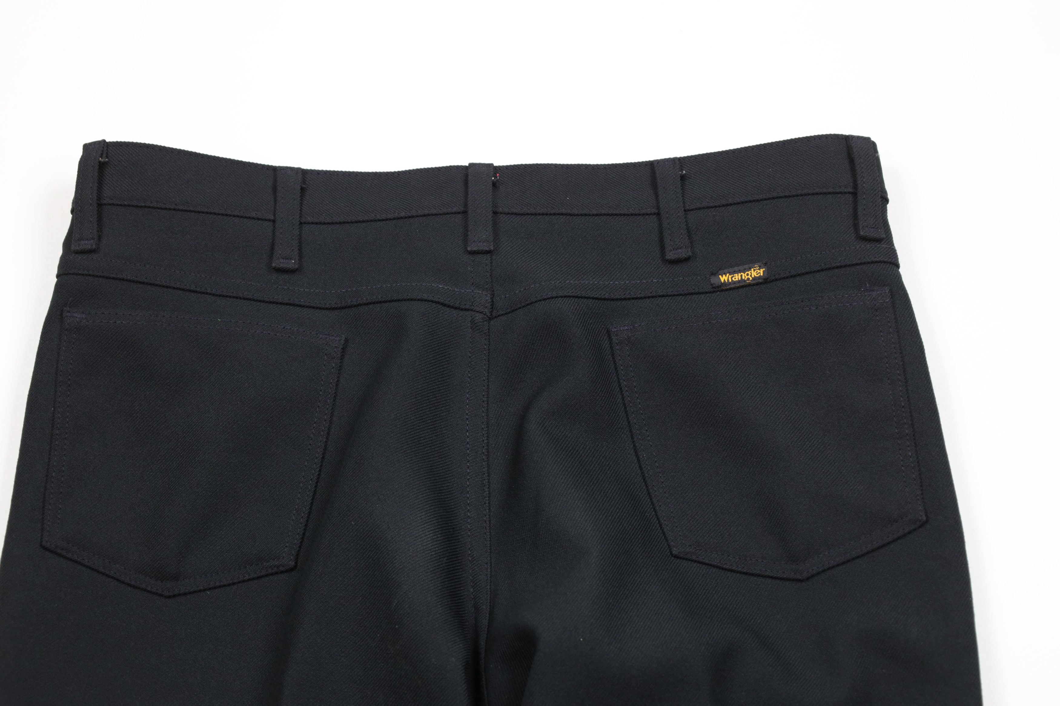 Vintage × Wrangler Vintage 90s Wrangler Flared Wide Leg Chino Pants Black USA Size US 36 / EU 52 - 9 Thumbnail