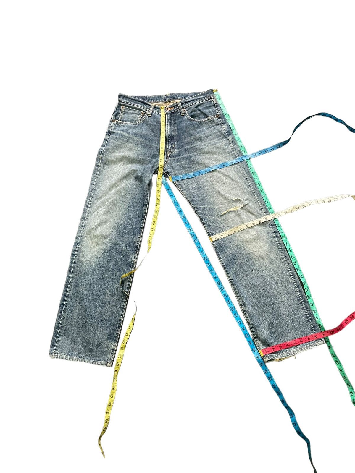 Edwin Vintage Edwin 505 X Selvedge Distresed Denim Size US 32 / EU 48 - 15 Thumbnail