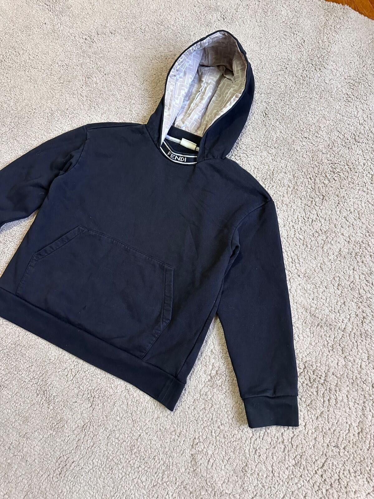Fendi Fendi Kids Hoodie Black Sz 12+ Size US XXS / EU 40 - 3 Thumbnail