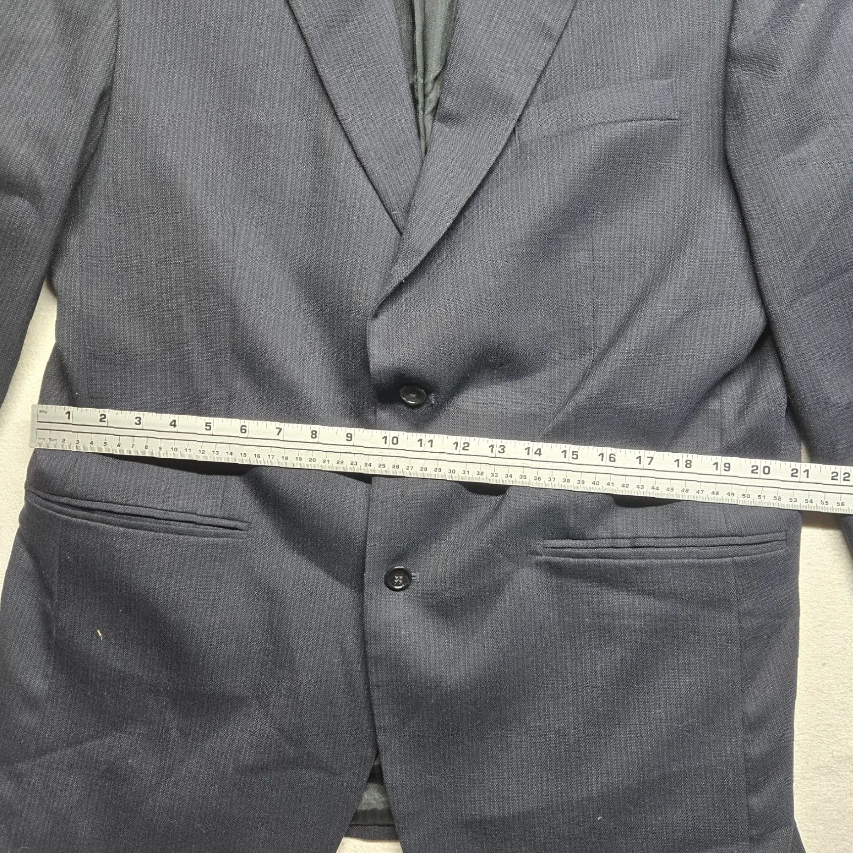 Haggar Haggar Men's Gray Check 2 Piece Blazer Suit Jacket & Pants, Size L, Classic Fit, Formal/Casual Wear Size 42R - 4 Thumbnail