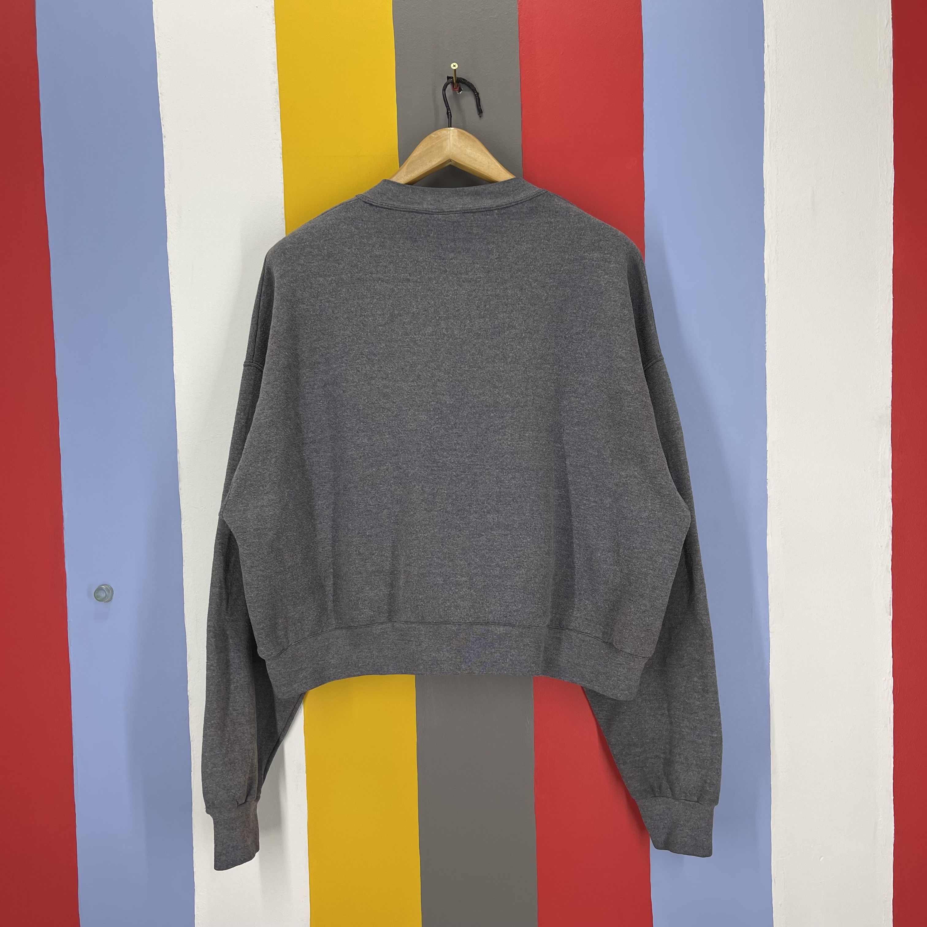 Lee 90s Vintage CHICAGO CUBS BASEBALL Crop Sweatshirt #1258/AR Size XL / US 12-14 / IT 48-50 - 10 Thumbnail