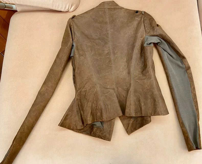 Rick Owens Sheepskin Leather Jacket-2505