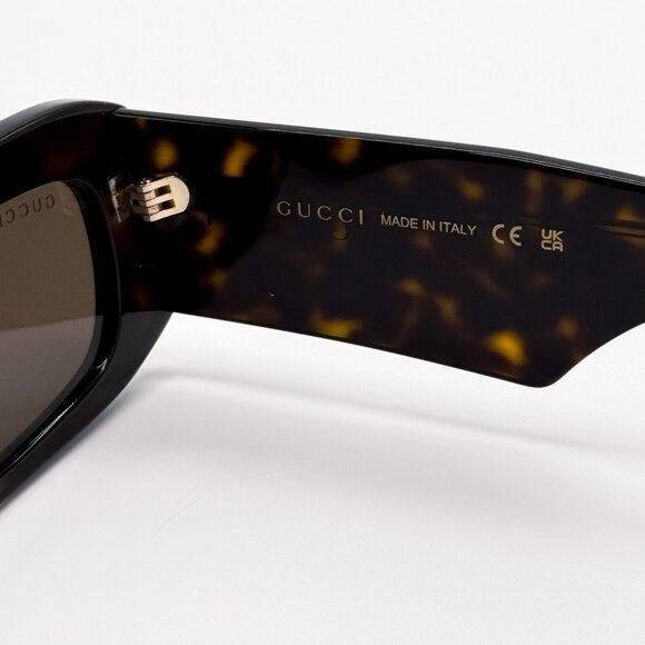 Gucci NEW GUCCI SUNGLASSES GG1426S 002 HAVANA WOMEN EYEWEAR GUCCI Size ONE SIZE - 9 Thumbnail
