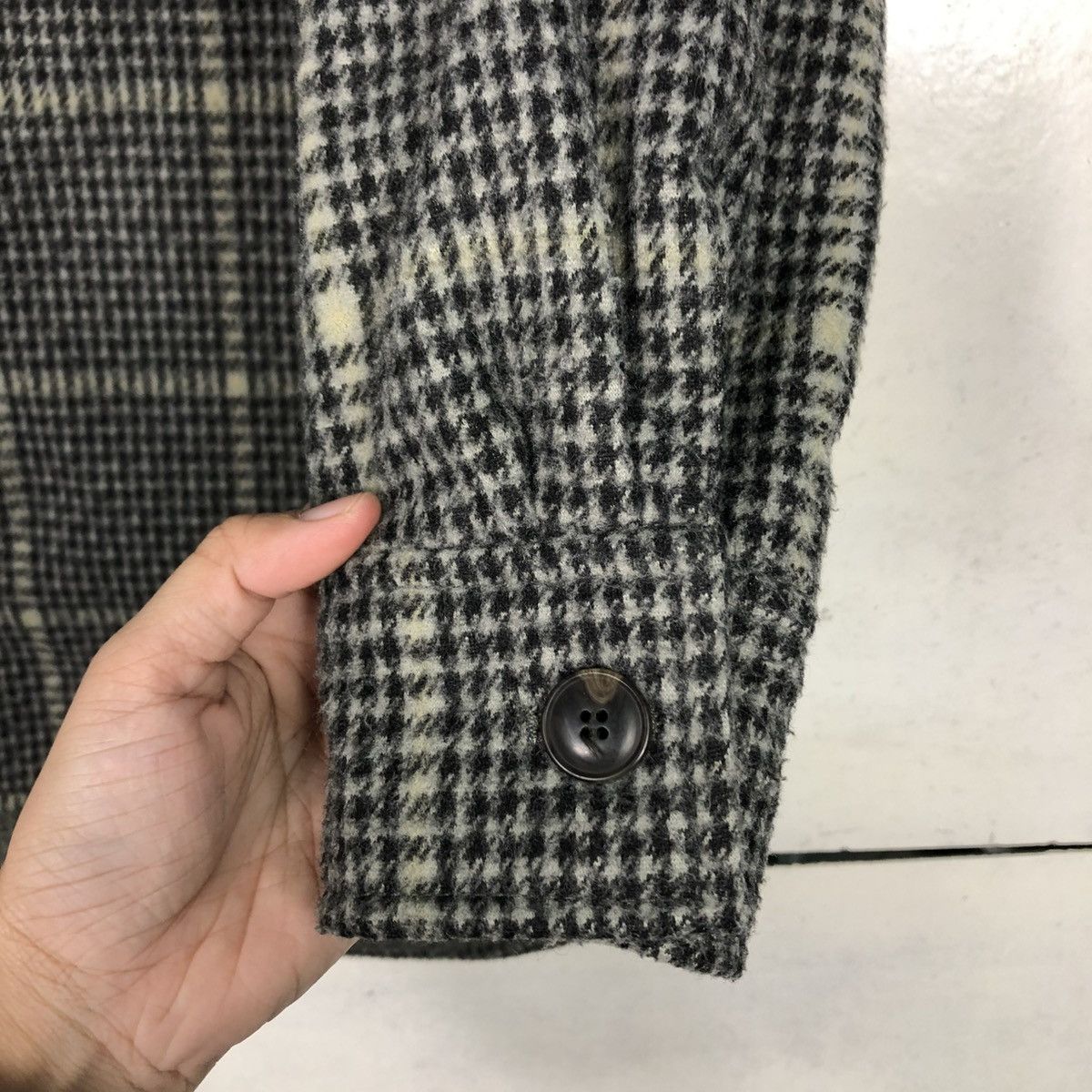 Japanese Brand 🔥VINTAGE WOOL FLANNEL JACKET GLOBAL WORK TARTAN ISSEY MIYAKE Size US M / EU 48-50 / 2 - 17 Thumbnail