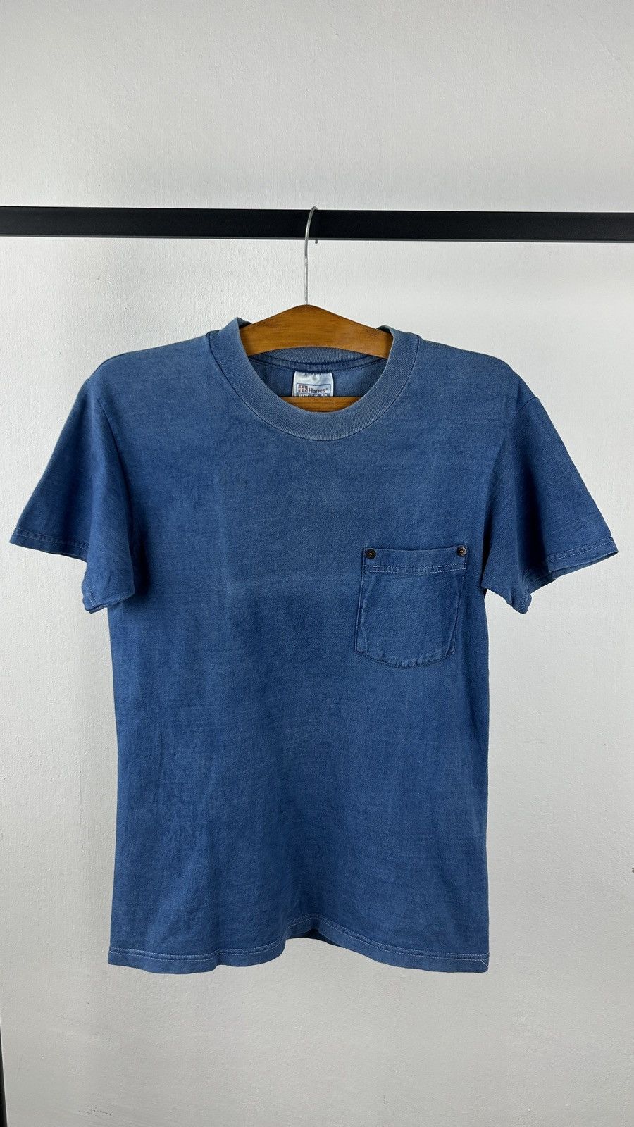 Vintage 1990s Hanes - Pocket Tee Paisley Size US S / EU 44-46 / 1 - 9 Thumbnail