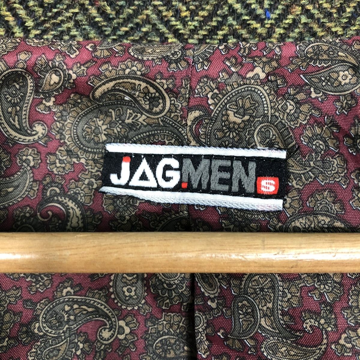 Japanese Brand 🔥VINTAGE PATCH WORK LEATHER WOOL JACKET JAGMEN ISSEY MIYAKE Size US M / EU 48-50 / 2 - 19 Thumbnail