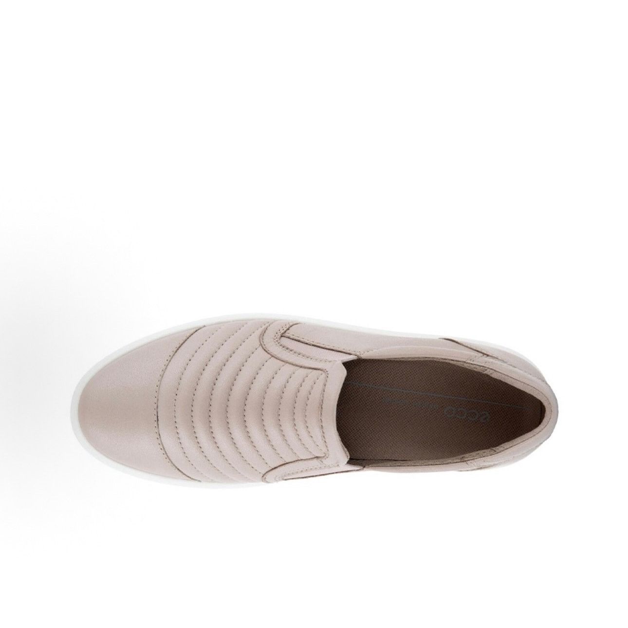 Ecco ECCO WOMEN'S 41 SOFT 9 II SLIP ON METALLIC GREY ROSE SNEAKER Size US 10.5 / IT 40.5 - 3 Thumbnail