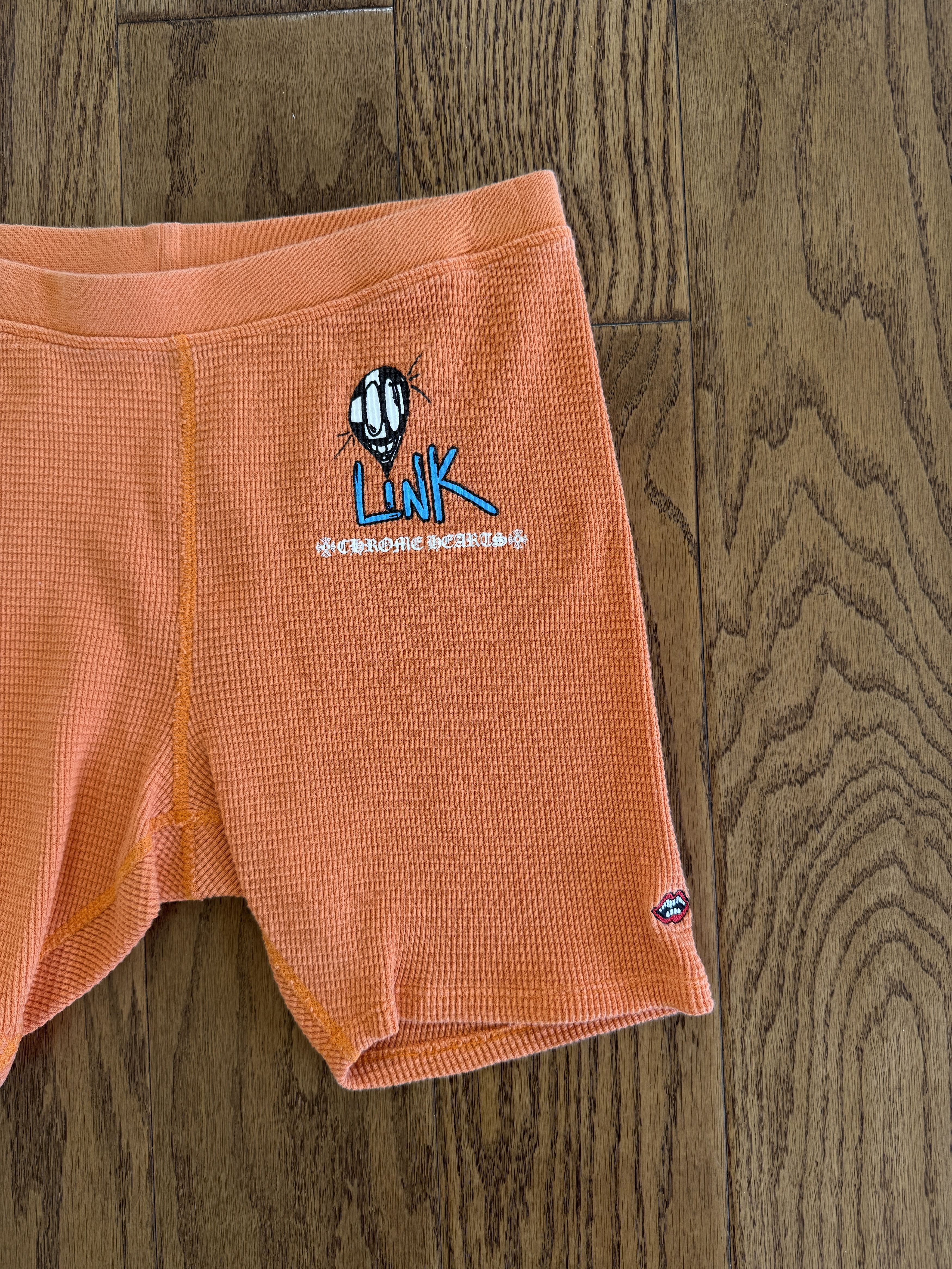 Chrome Hearts CH Matty Boy Link Waffle Thermal Shorts Sz L Size 26" / US 2 / IT 38 - 4 Thumbnail