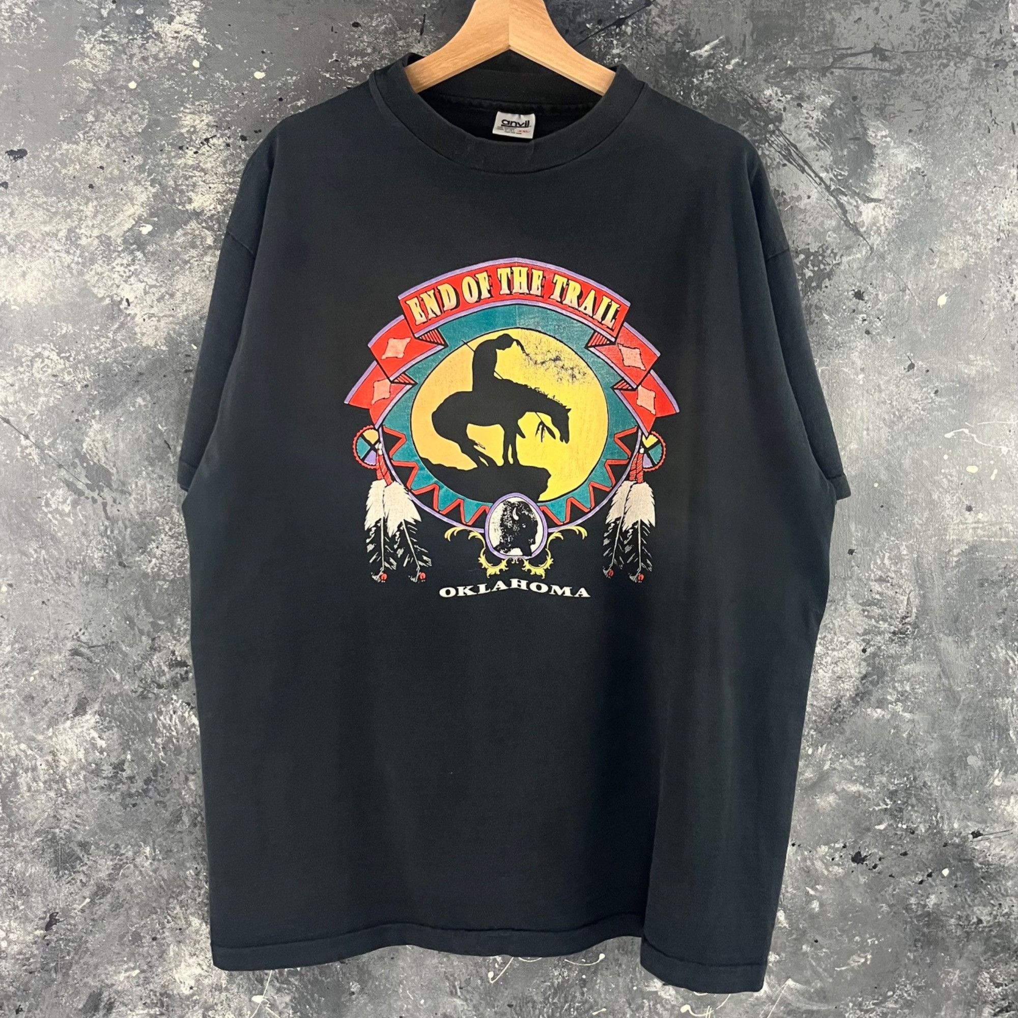 Vintage Vintage 90’s Oklahoma Aztec shirt Size US XL / EU 56 / 4 - 1 Thumbnail