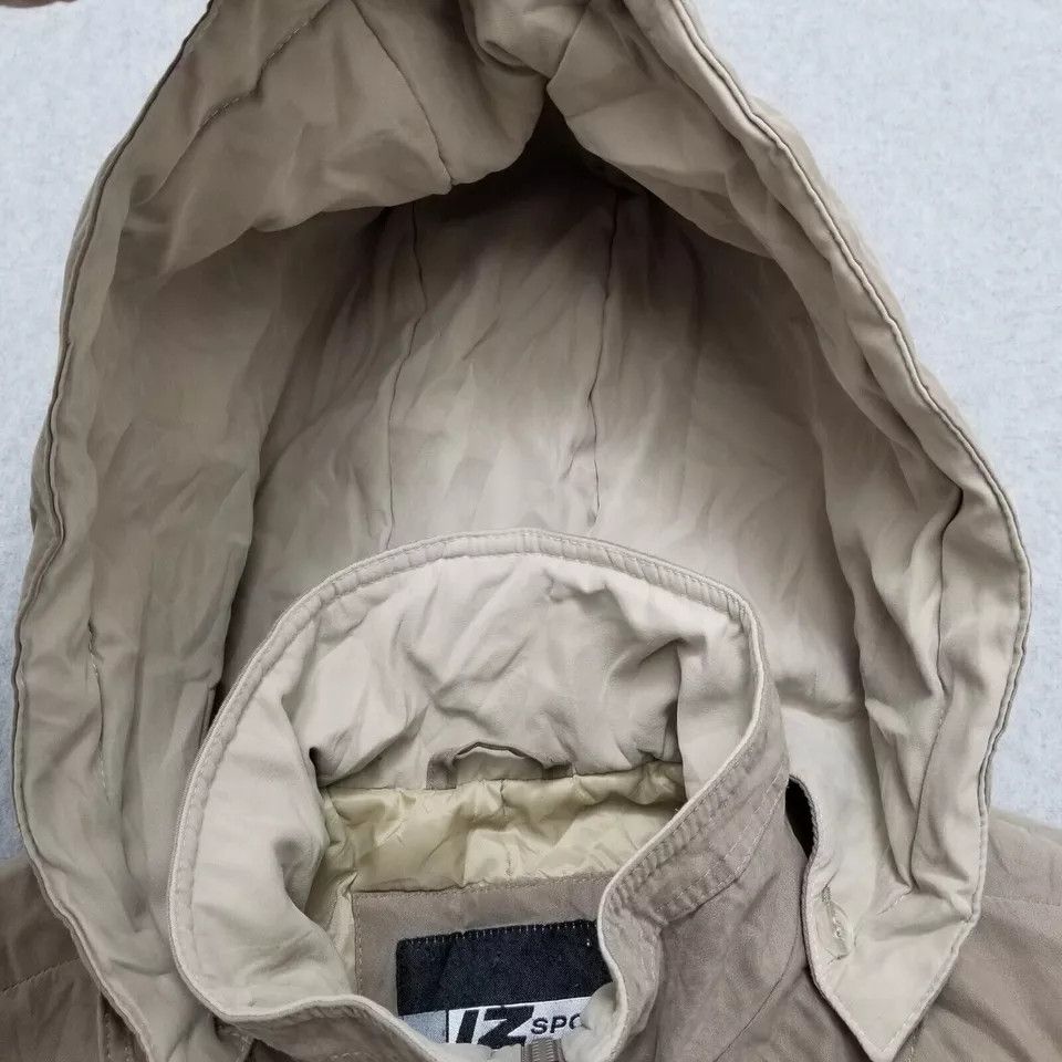 Other IZ Sport Jacket Womens Medium Brown Parka Full Zip Pockets Hooded Size M / US 6-8 / IT 42-44 - 17 Thumbnail