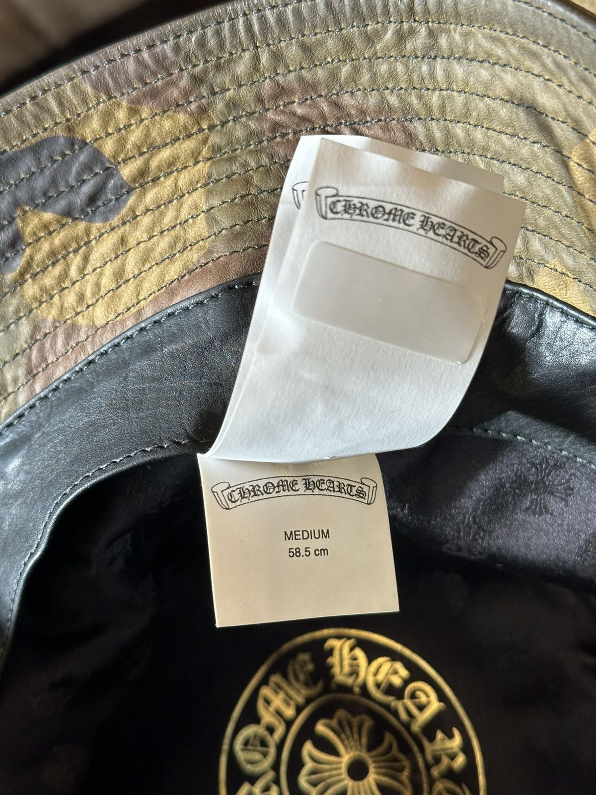 Chrome Hearts CHROME HEARTS CAMO CROSS PATCH BUCKET HAT Size ONE SIZE - 8 Thumbnail