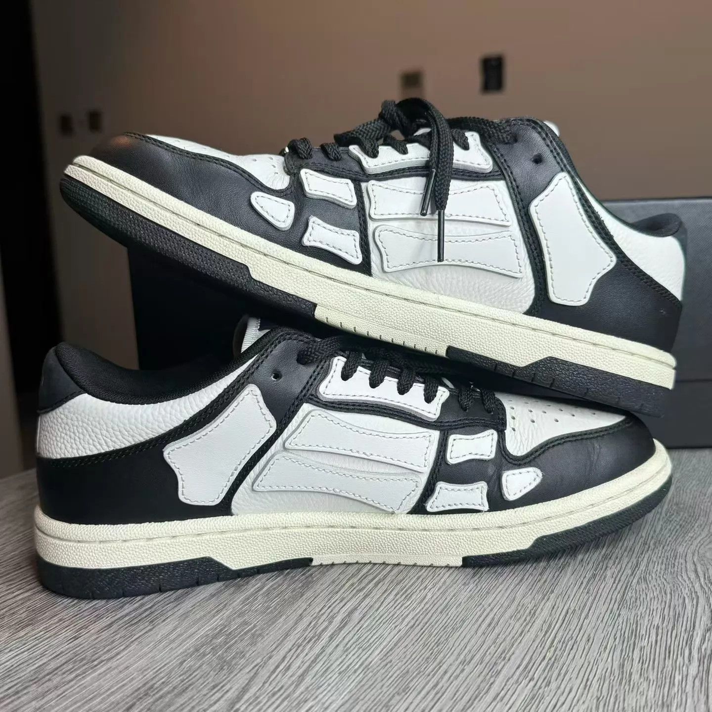 Amiri AMIRI Black White Bones 41 Size US 8 / EU 41 - 3 Thumbnail
