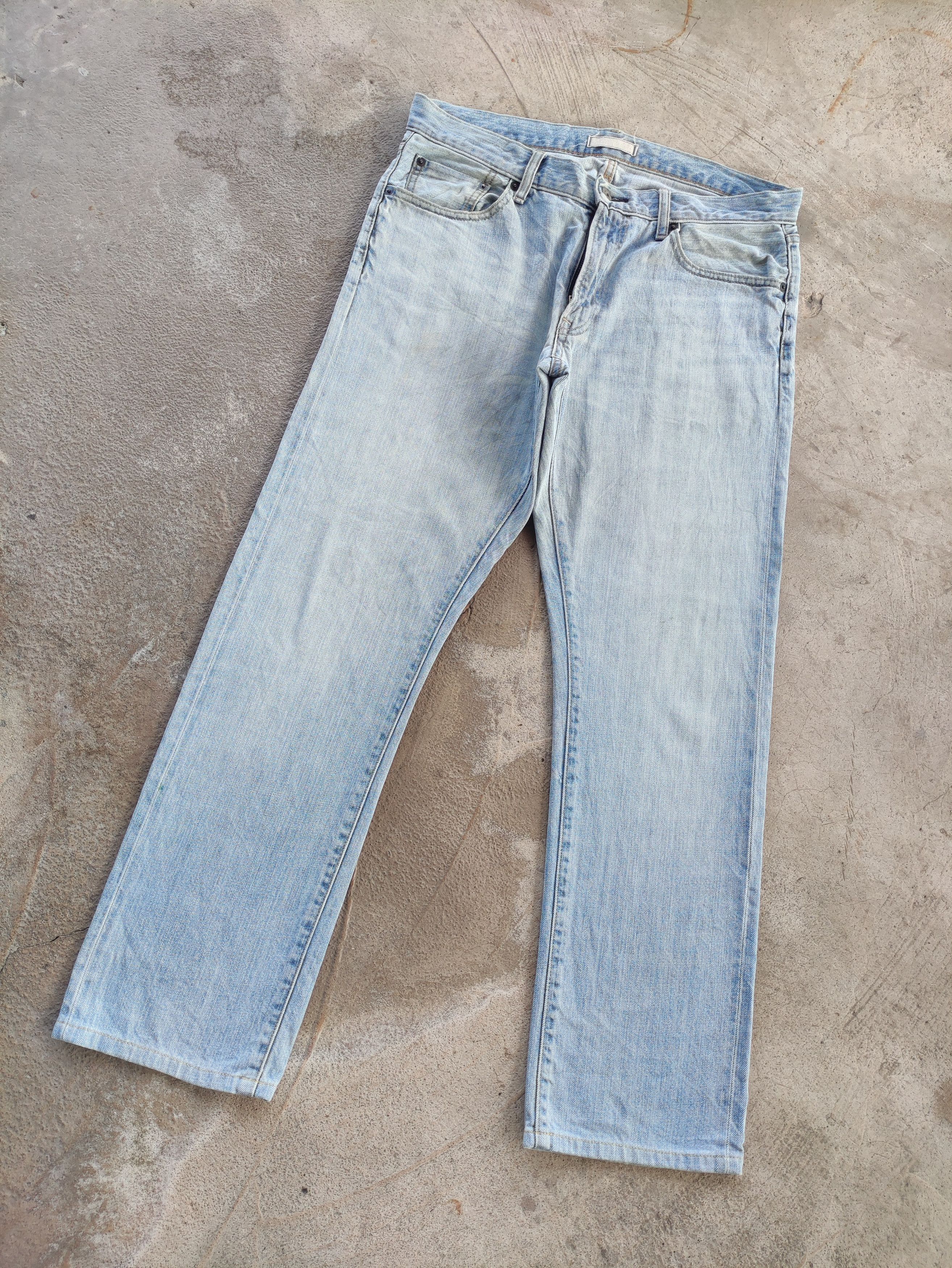 Japanese Brand Vintage Japanese Jean Distressed Faded Denim Pants Size US 36 / EU 52 - 2 Thumbnail