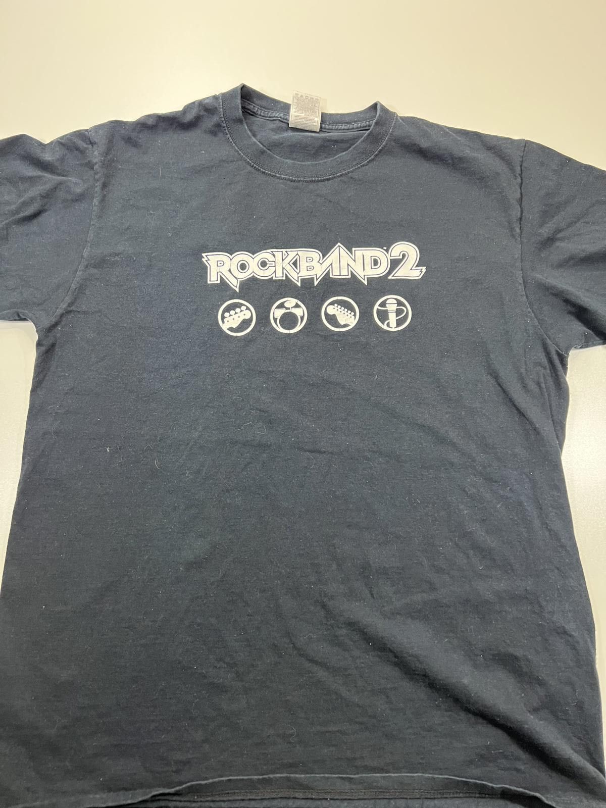Fruit Of The Loom Rock Band 2 Graphic T-Shirt Large Size ONE SIZE - 1 Thumbnail