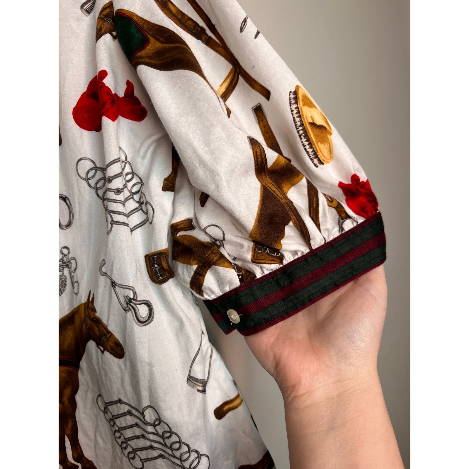 Lauren Ralph Lauren Lauren Ralph Lauren Equestrian Horses Old Money Shirt L Size L / US 10 / IT 46 - 3 Thumbnail