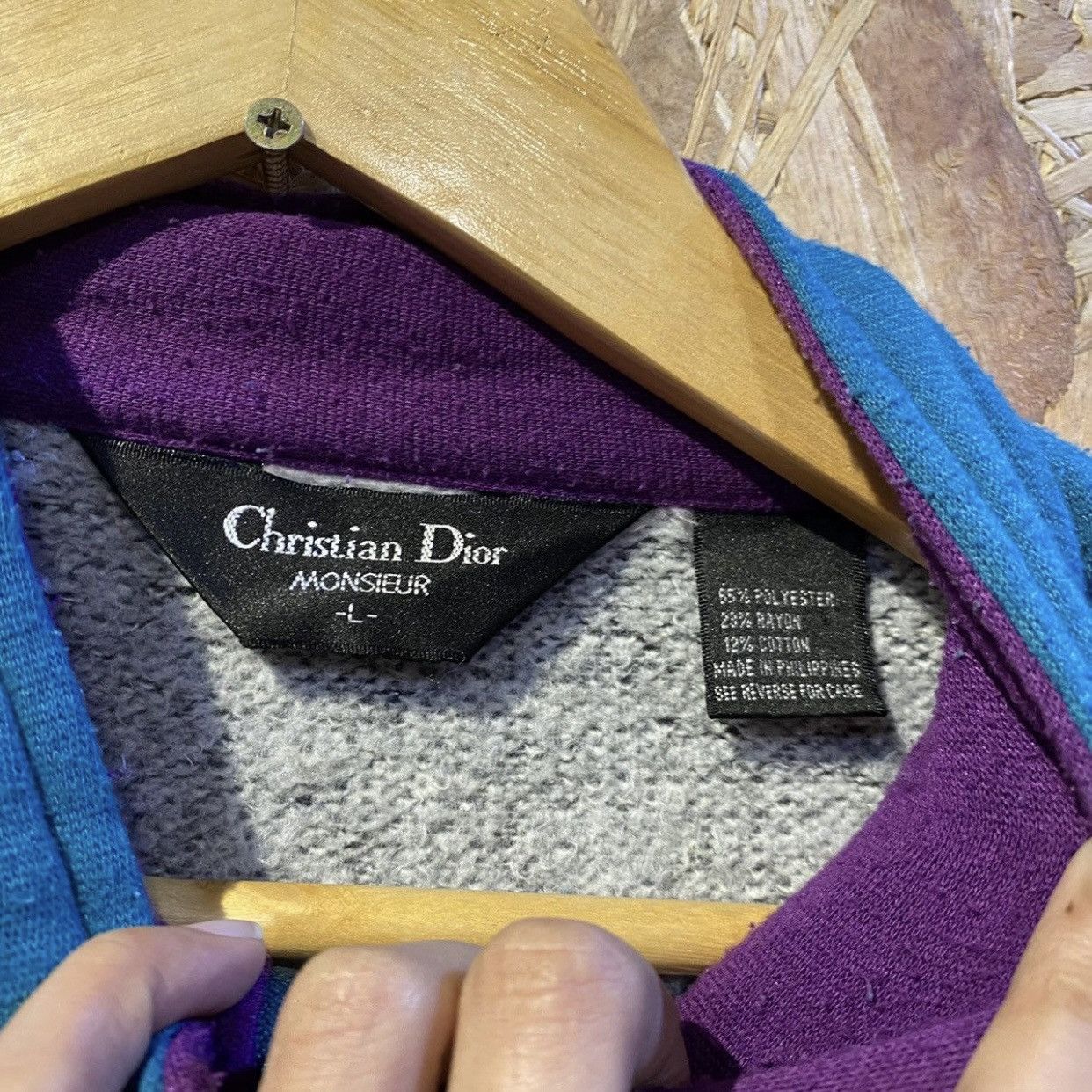 Christian Dior Monsieur Christian Dior Monsieur Multicolour Knitted Sweater Size US L / EU 52-54 / 3 - 10 Thumbnail