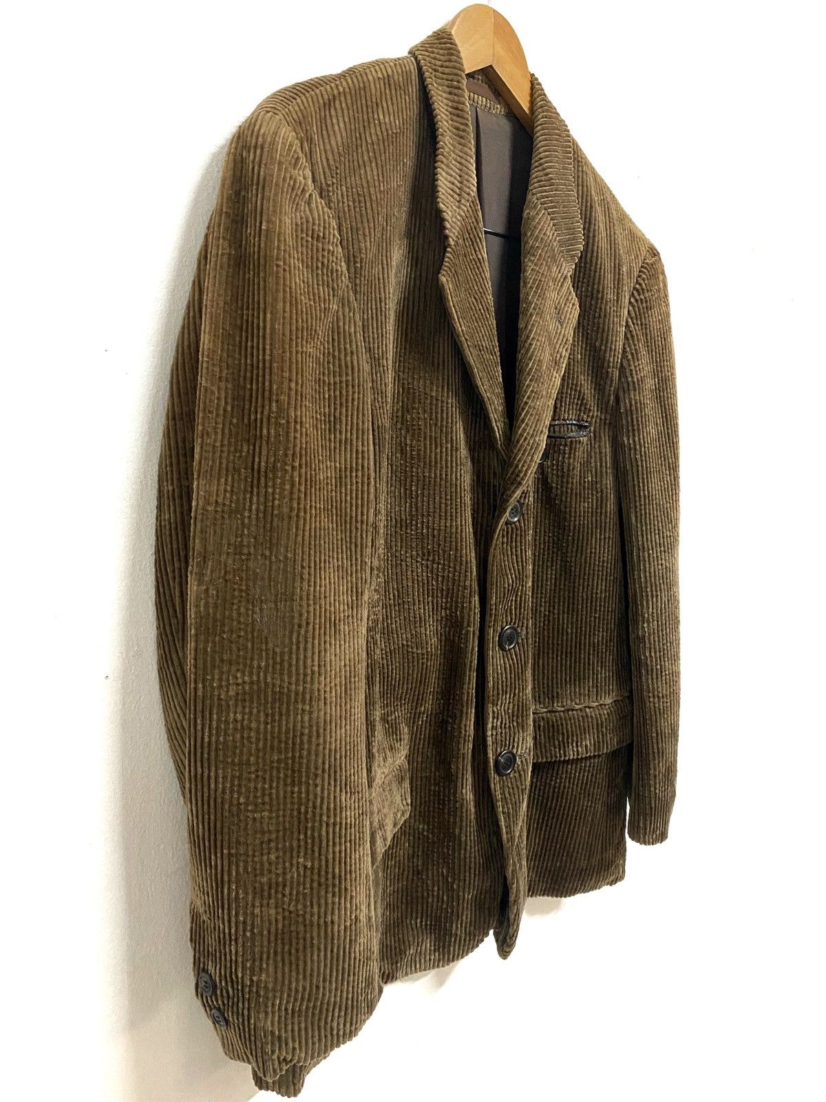 Issey Miyake × Vintage Vintage Issey Miyake Men Corduroy Blazer Coat Size US S / EU 44-46 / 1 - 5 Thumbnail