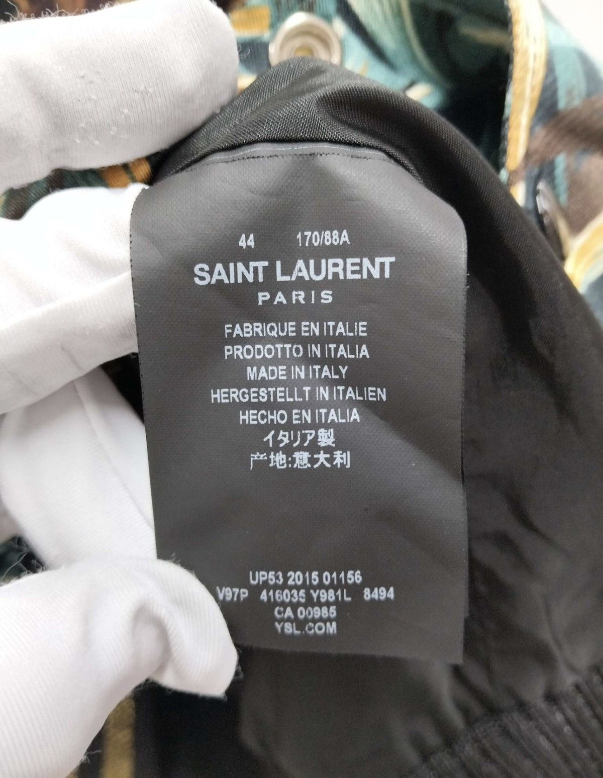 Saint Laurent Paris Saint Laurent SS16 Tiger & Eagle Jacket SZ.44 Size US S / EU 44-46 / 1 - 10 Thumbnail