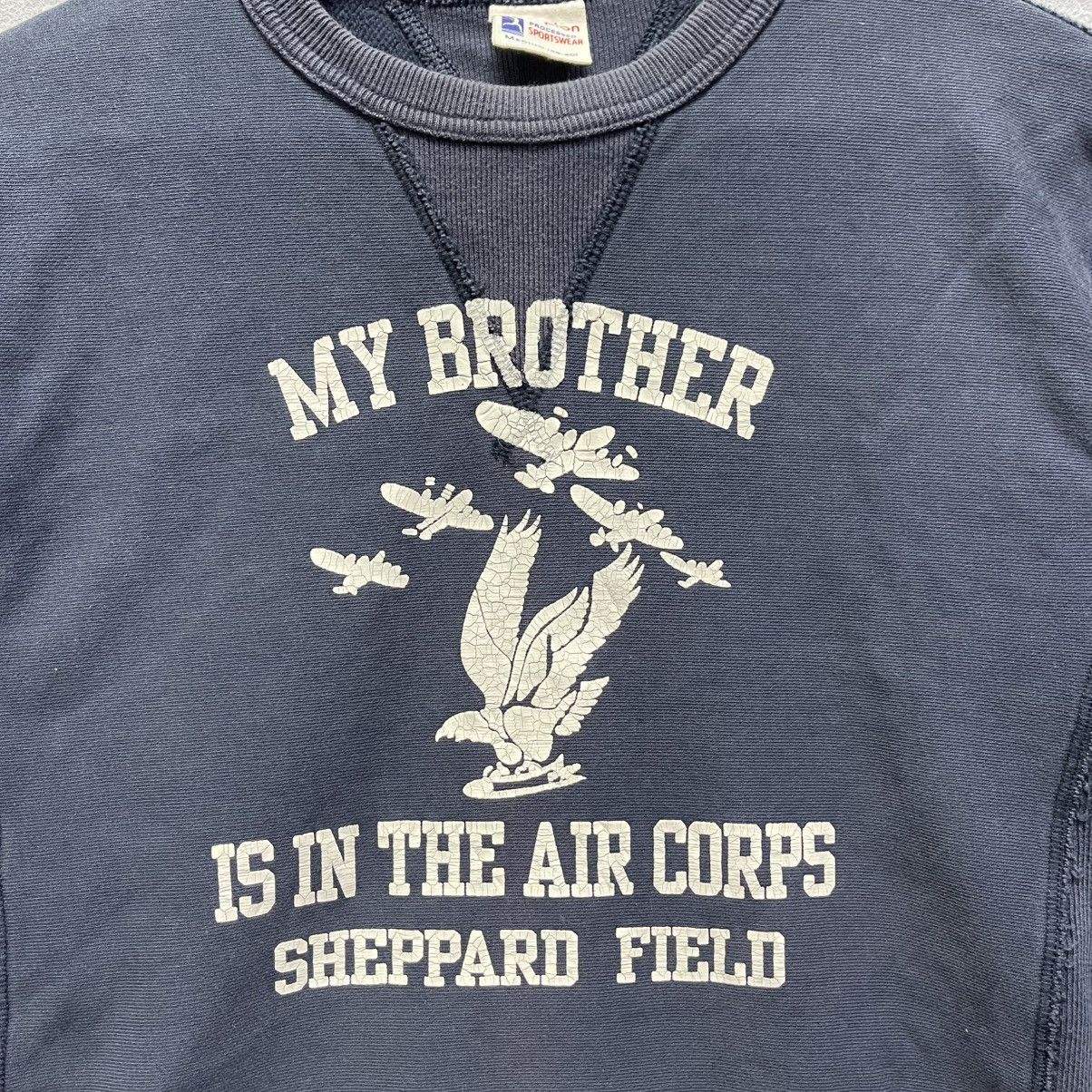 Champion Champion “My Brother Is in the Air Corps” Repro Sweatshirt Size US M / EU 48-50 / 2 - 3 Thumbnail