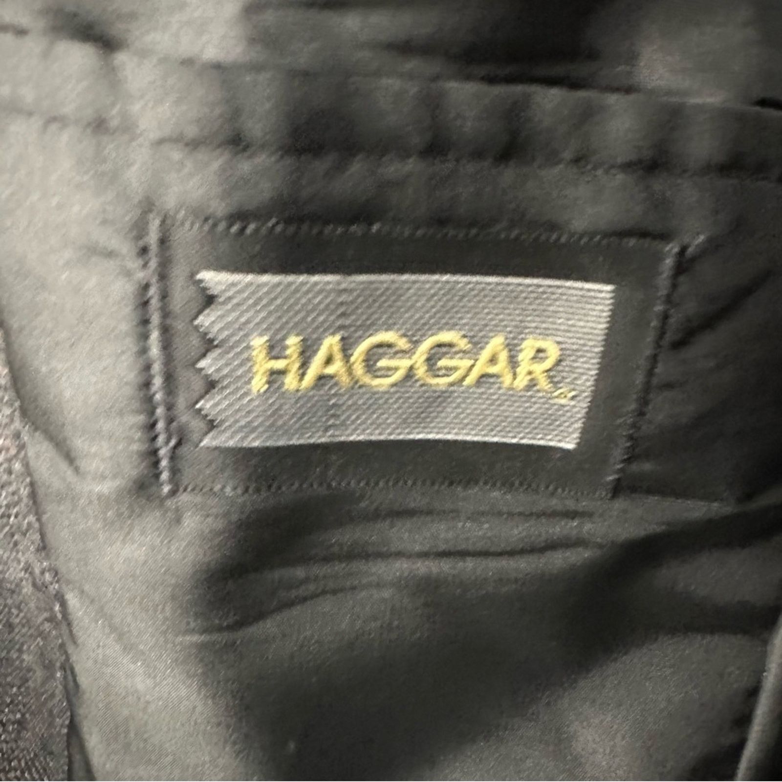 Haggar Men’s Haggar suit jacket sport coat sz 40L Size 40L - 7 Thumbnail