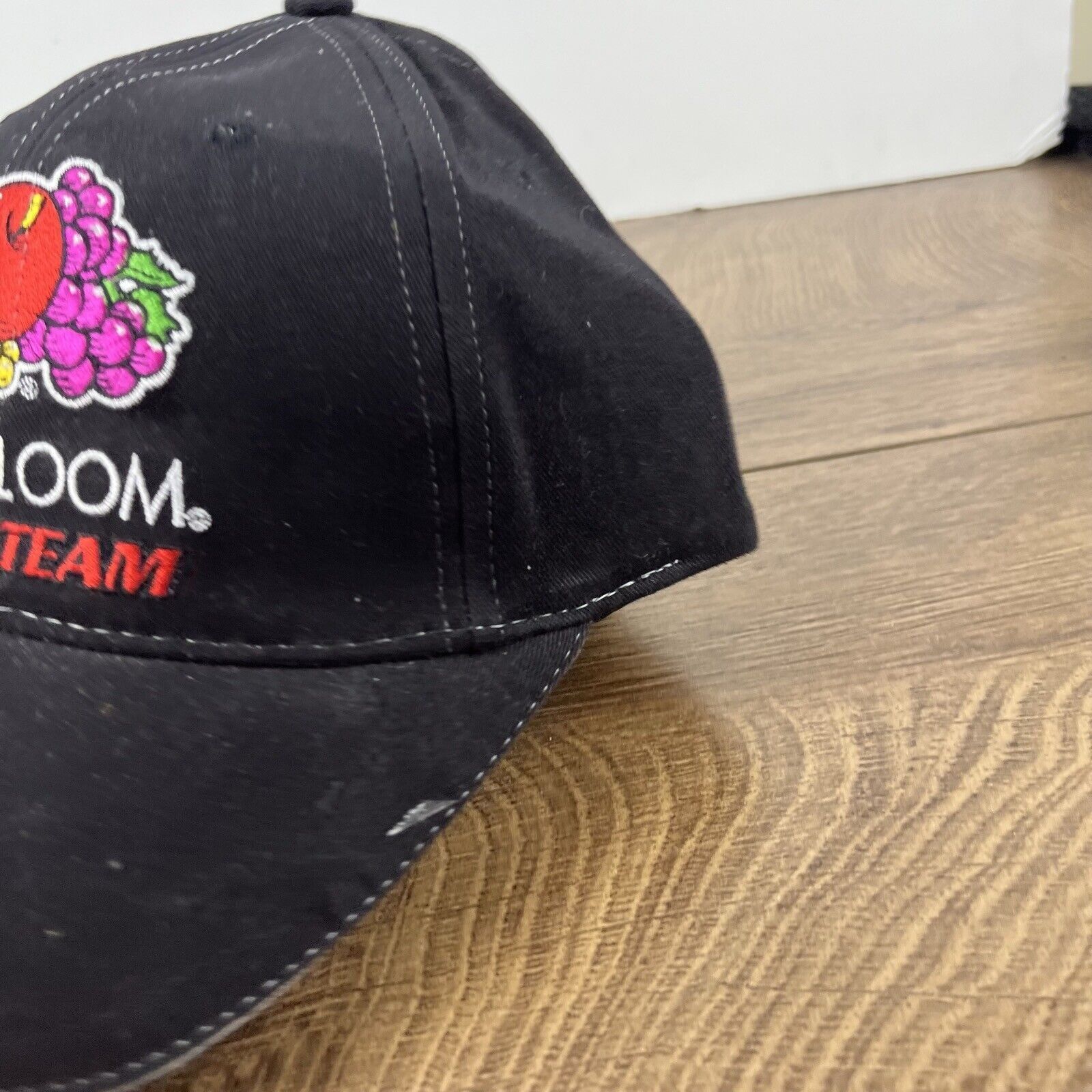 Other Fruit of the Loom Racing 55 Hat Black Cap Hat Adjustable Hat Size ONE SIZE - 8 Thumbnail