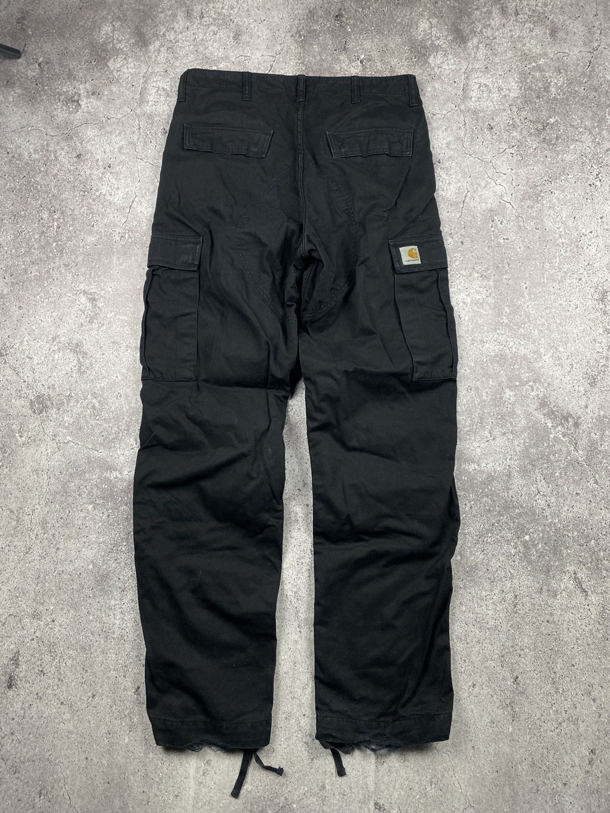 Vintage Carhartt Cargo Y2K baggy Black Pants Travis Style