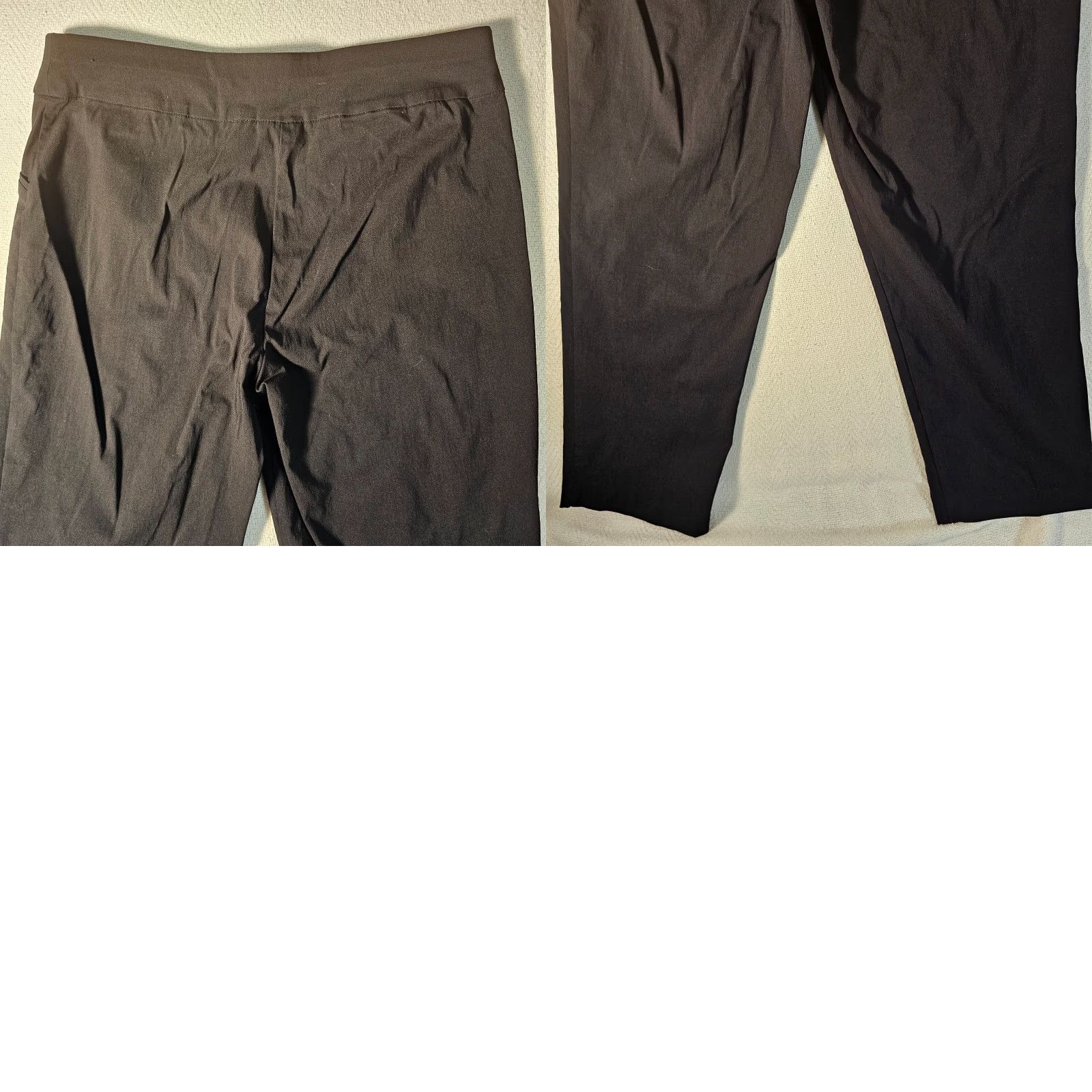 Vintage Alfred Dunner Women's Classics Pull-On Crop Leg Pants Black Size 16 Size 25" / US 0 / IT 36 - 8 Thumbnail