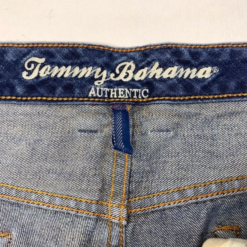 Tommy Bahama VINTAGE Tommy Bahama Jeans Mens 38x34 Dark Wash Blue Denim Straight Leg SELVEDGE 7966 Size US 38 / EU 54 - 7 Thumbnail