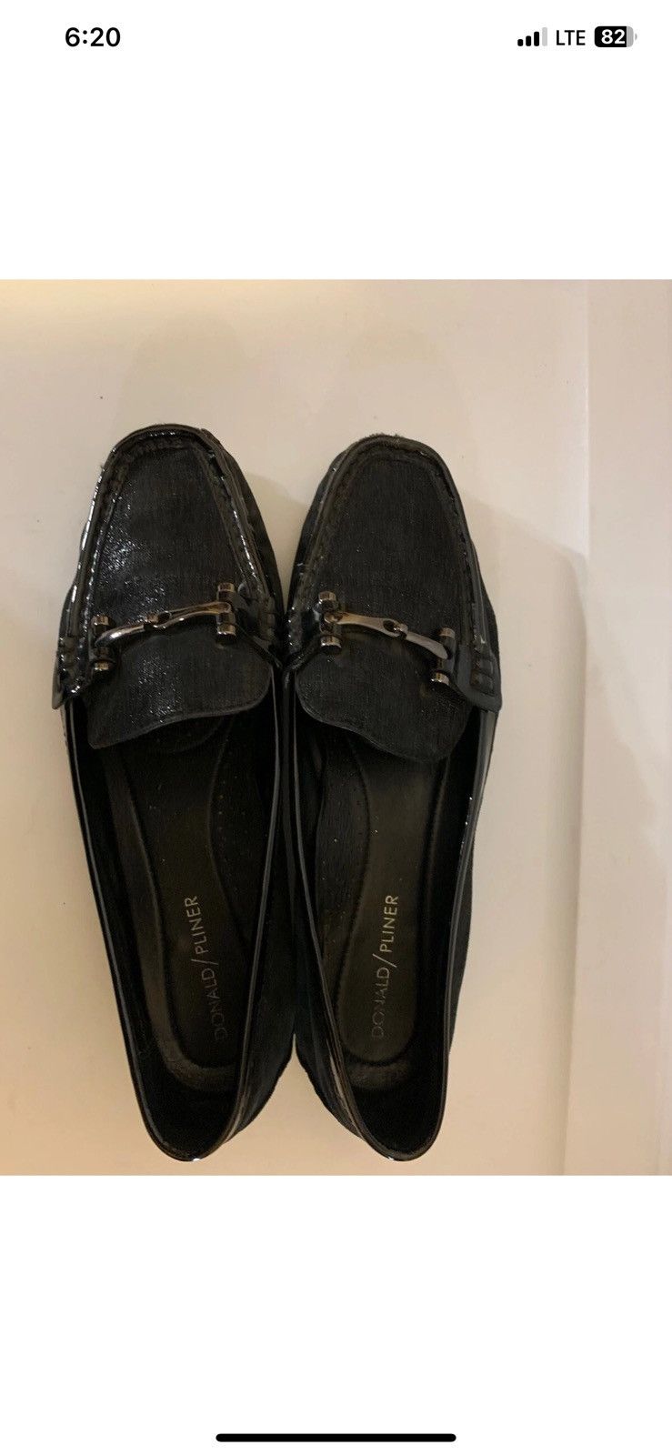 Donald Pliner Donald J Pliner Mens Sz 8.5M Black Leather Shoes Horsebit Size US 8.5 / EU 41-42 - 7 Thumbnail