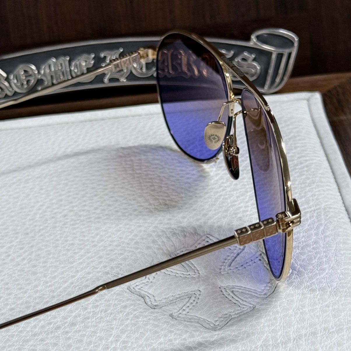 Chrome Hearts Chrome Hearts STEPPIN’ BLU II 1/1 Sunglasses Size ONE SIZE - 5 Thumbnail