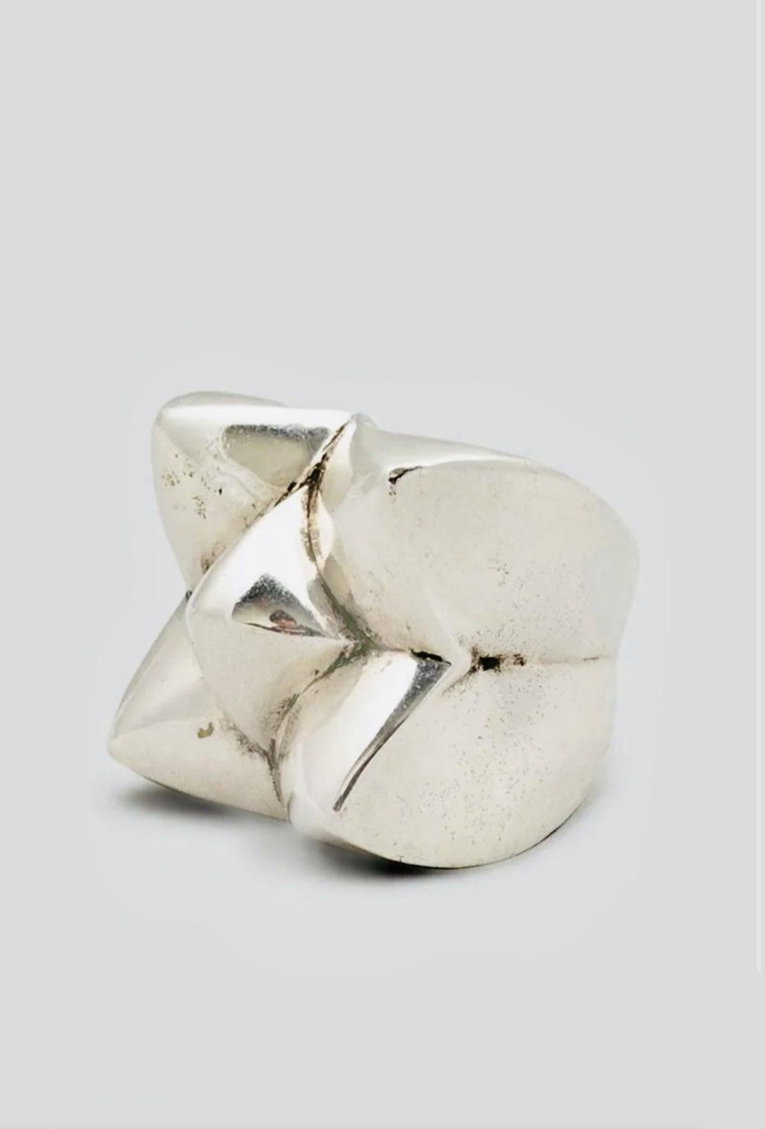 Chrome Hearts Chrome Hearts James Ring Pyramid 71g Heavyweight .925 Silver Size ONE SIZE - 3 Thumbnail