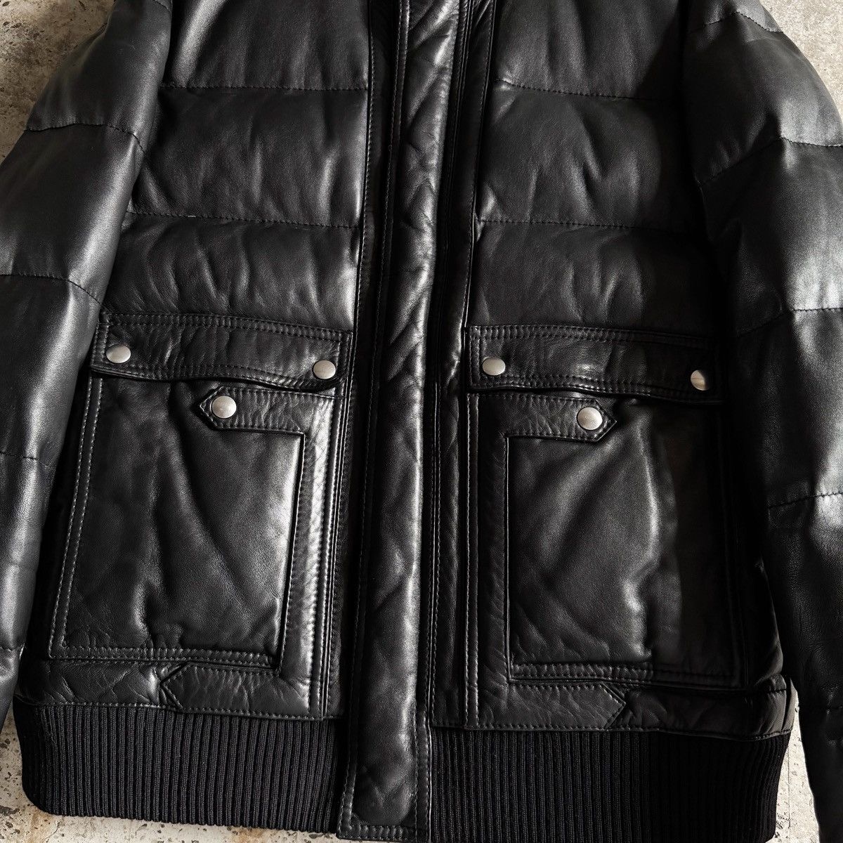 Dior Dior Homme AW08 Leather Puffer Down Jacket By KVA Size US L / EU 52-54 / 3 - 5 Thumbnail