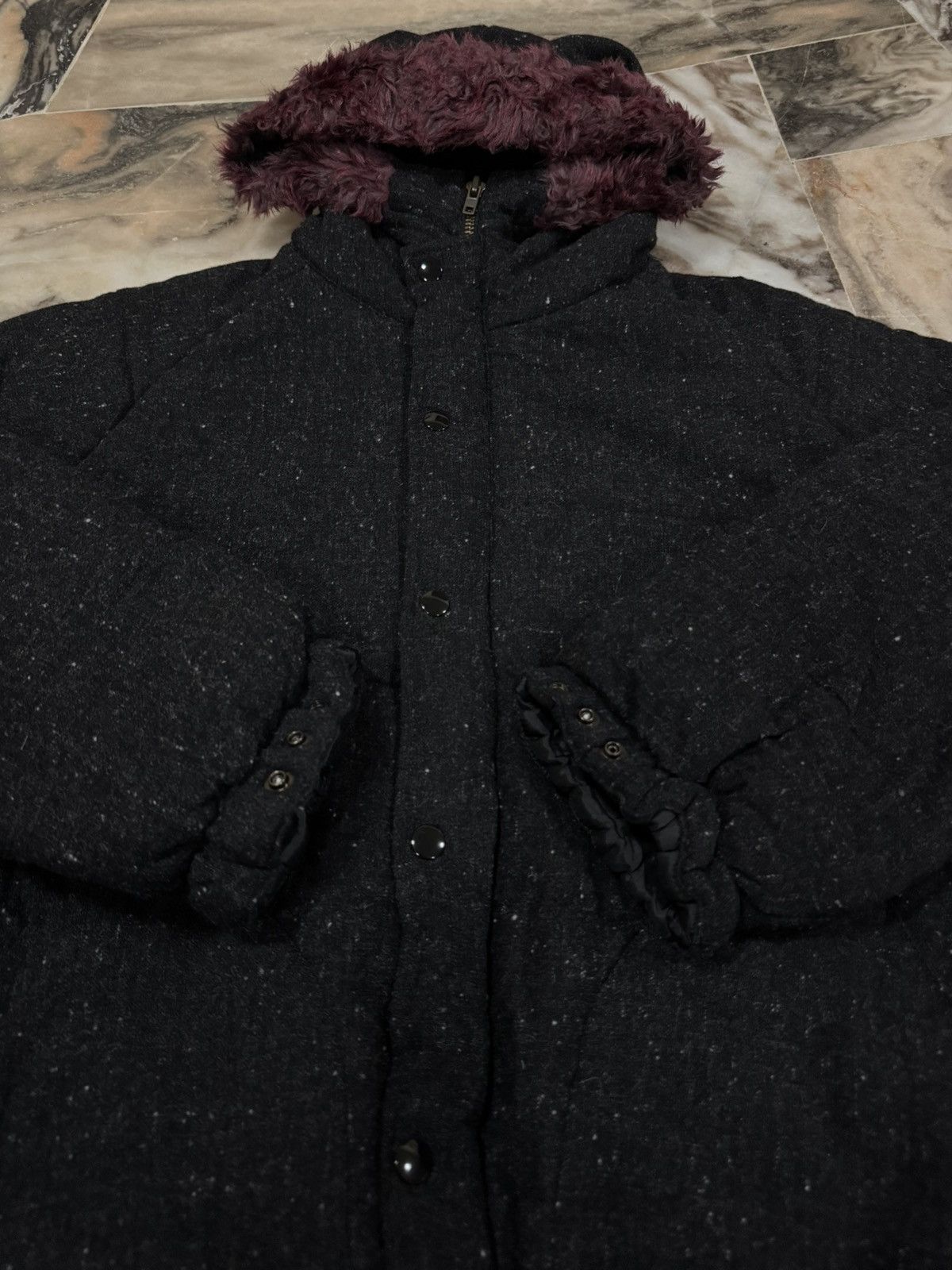 If Six Was Nine ROE Rule Of Engagement Punk Fur Hoodie Jacket Size US M / EU 48-50 / 2 - 11 Thumbnail