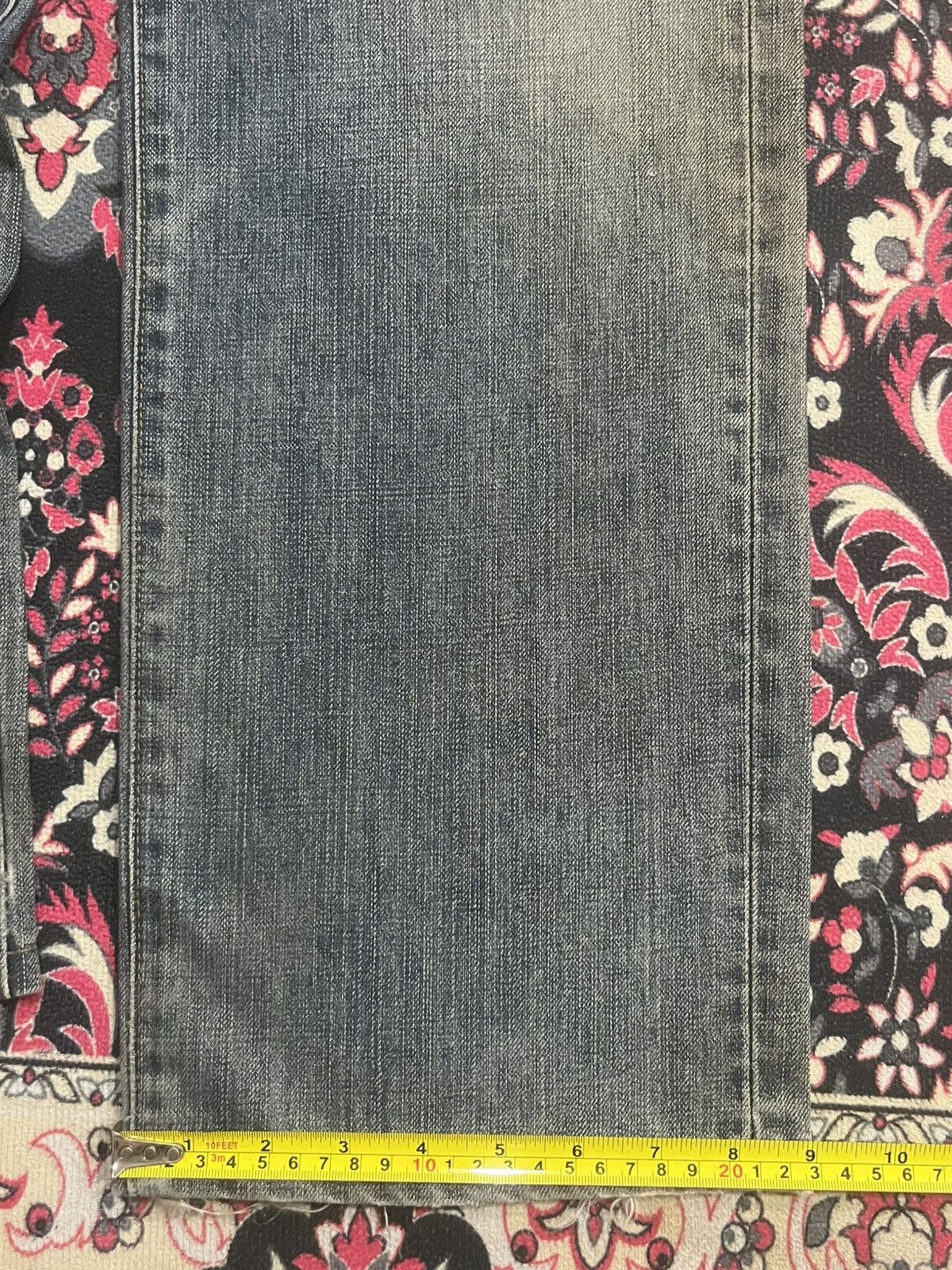 Edwin Vintage Japanese Brand Edwin 503Z Mud Blue Distressed Jeans Size US 30 / EU 46 - 16 Thumbnail