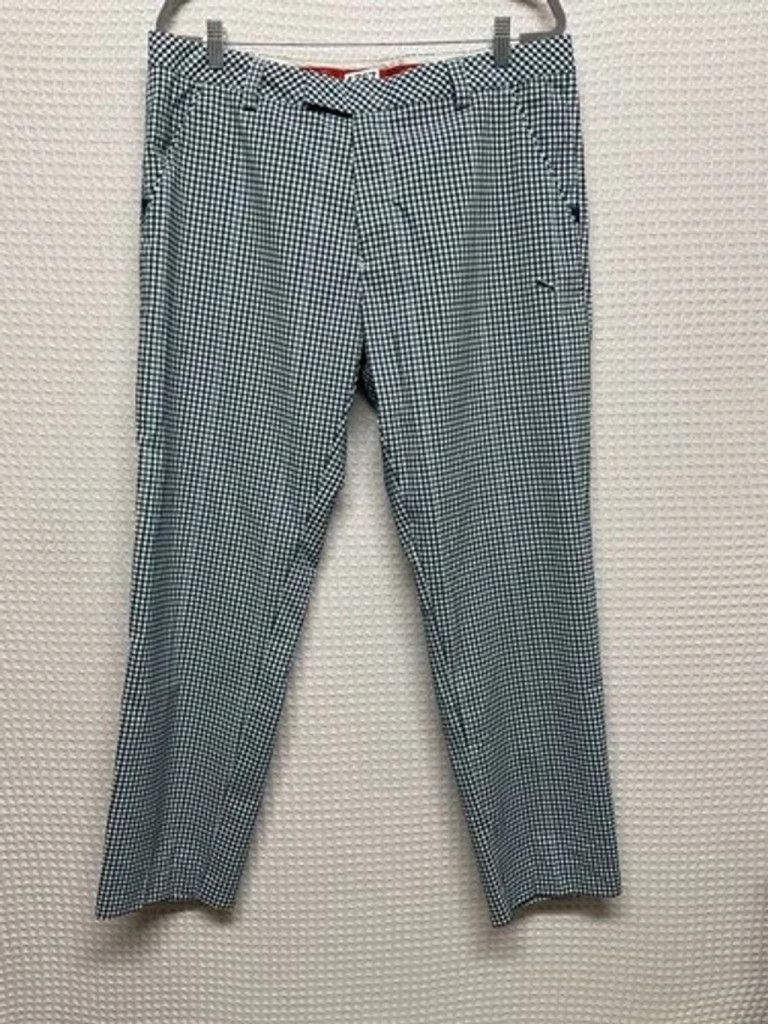 Puma Puma Dry Cell Blue Plaid Tech Golf Straight Pants Men 36/32 Size US 36 / EU 52 - 1 Thumbnail
