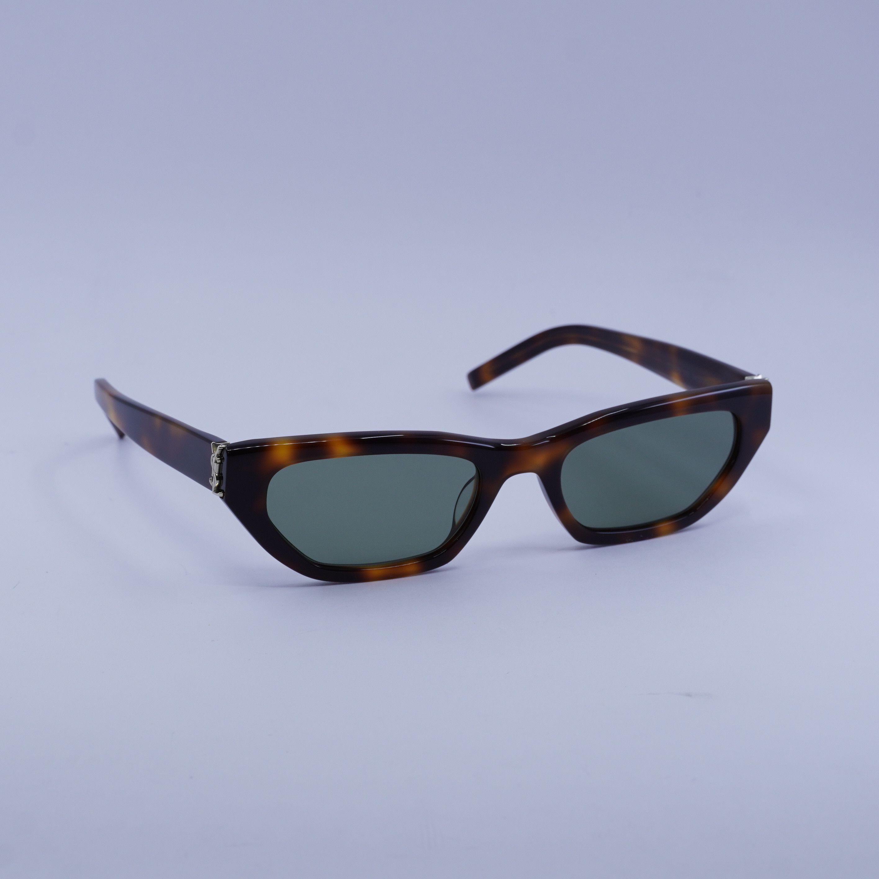 Saint Laurent Paris Saint Laurent SLM126 003 Sunglasses Havana Cat Eye Frame Size ONE SIZE - 7 Thumbnail