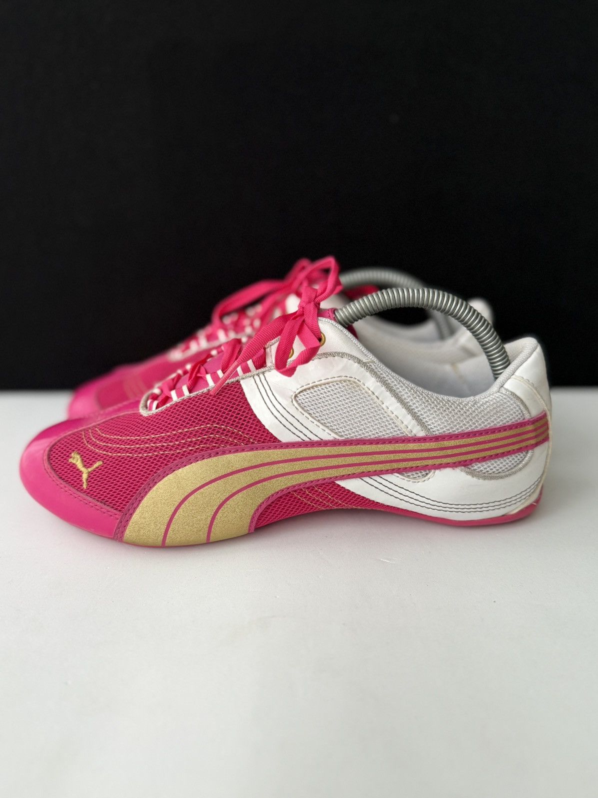 Puma Puma Eco Ortholite Pink Gold Driving Athletic Shoes Size 40 Size US 10 / IT 40 - 6 Thumbnail