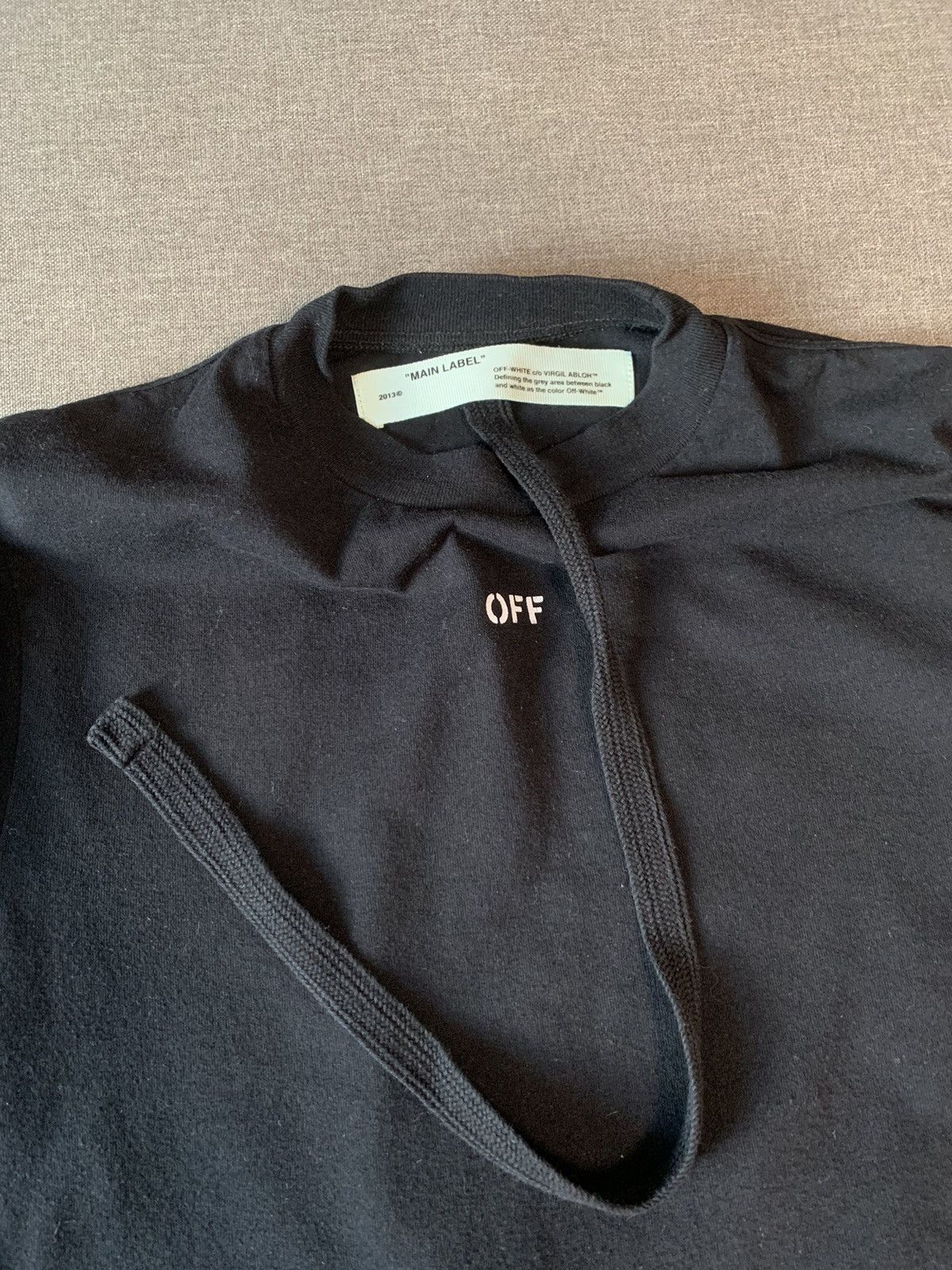 Off-White × Virgil Abloh Off White Skulls Graphic Black Long Sleeve Tee Virgil Abloh Size US XS / EU 42 / 0 - 5 Thumbnail