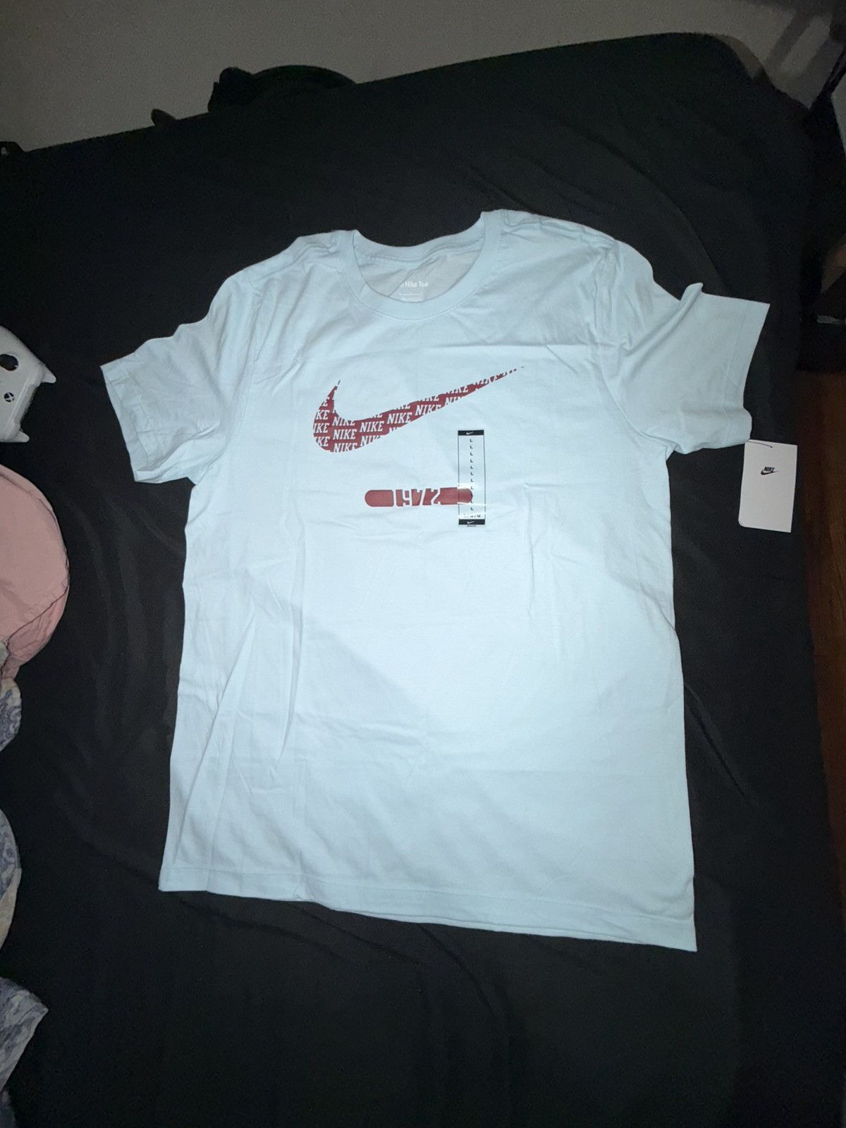 Nike Nike T-Shirt Men’s Large Brand New With Tags Light Blue Size US L / EU 52-54 / 3 - 1 Thumbnail