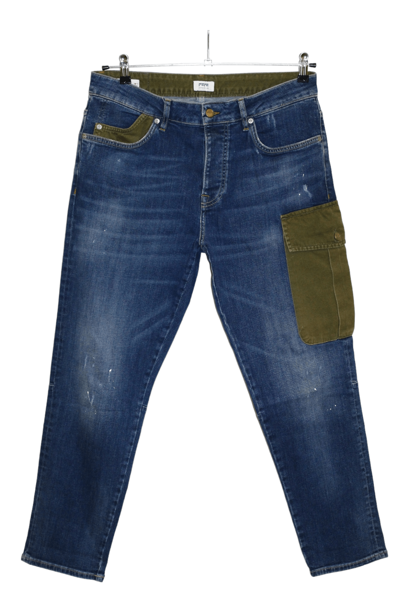 Japanese Brand Y2K🔥PEPE Archive Jarrod Utility Faded Denim Baggy Pants Size US 32 / EU 48 - 1 Thumbnail