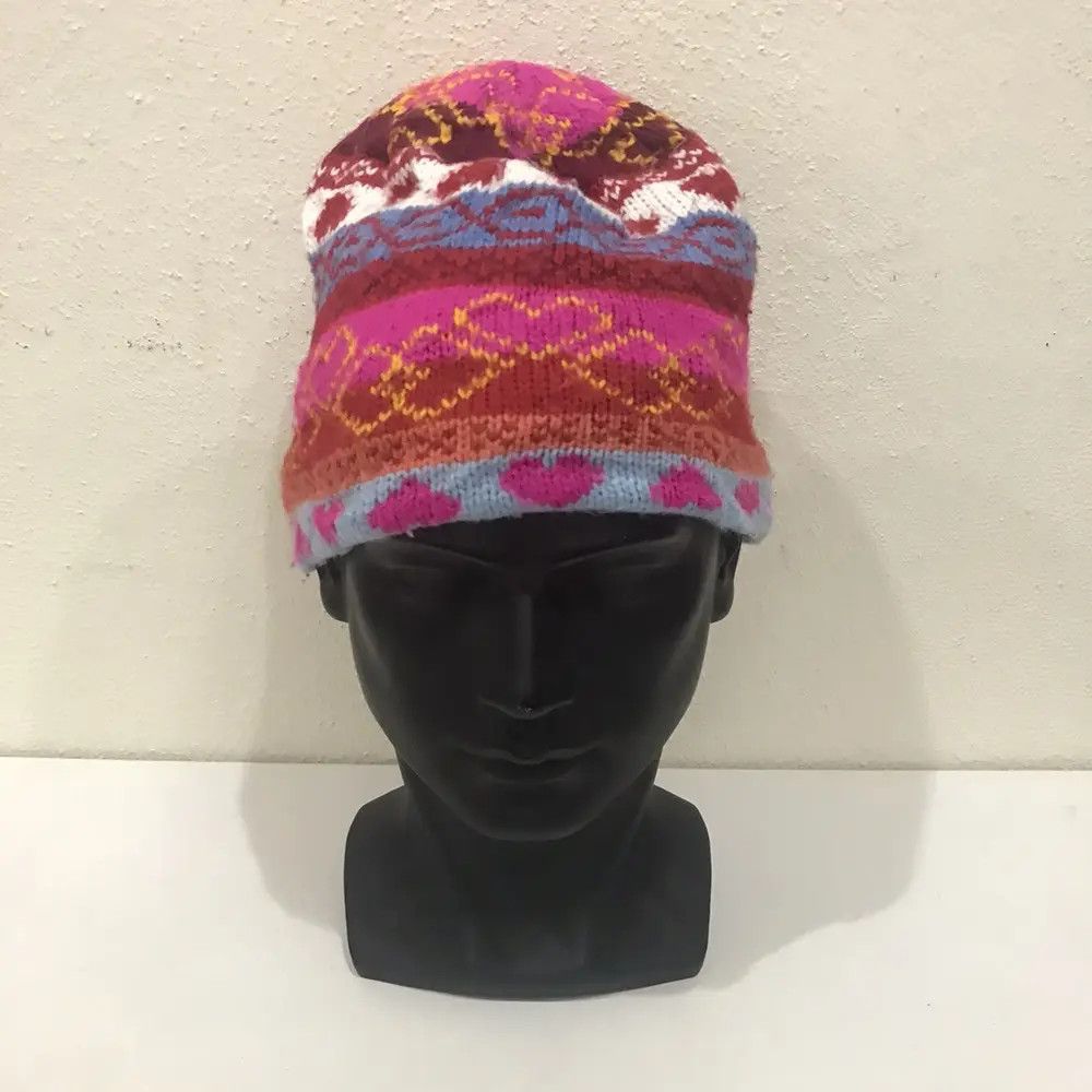 Japanese Brand × Vintage Japanese Brand Fullprint Beanie Hat Size ONE SIZE - 2 Thumbnail
