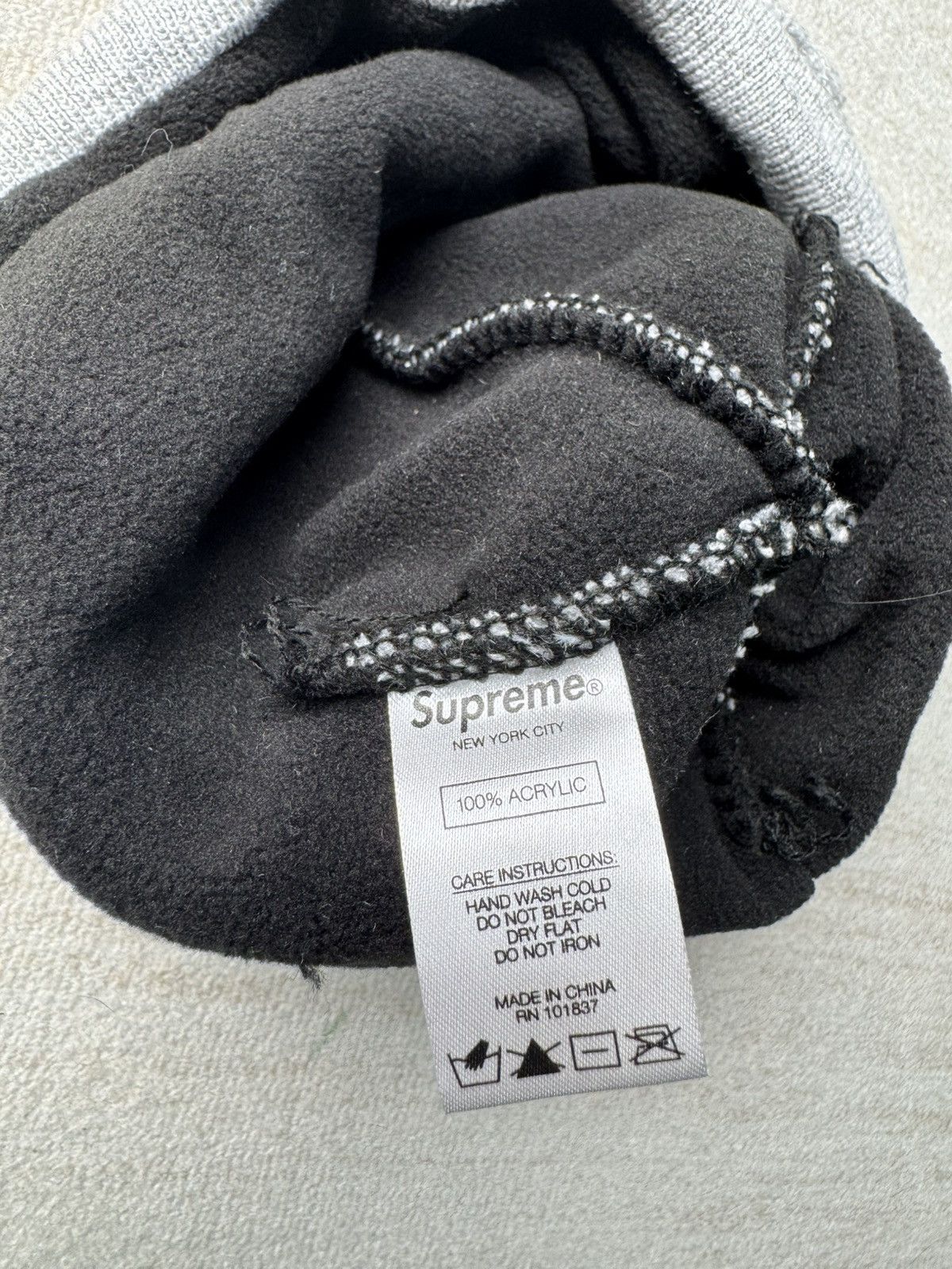 Supreme Supreme fleece lined beanie Size ONE SIZE - 3 Thumbnail
