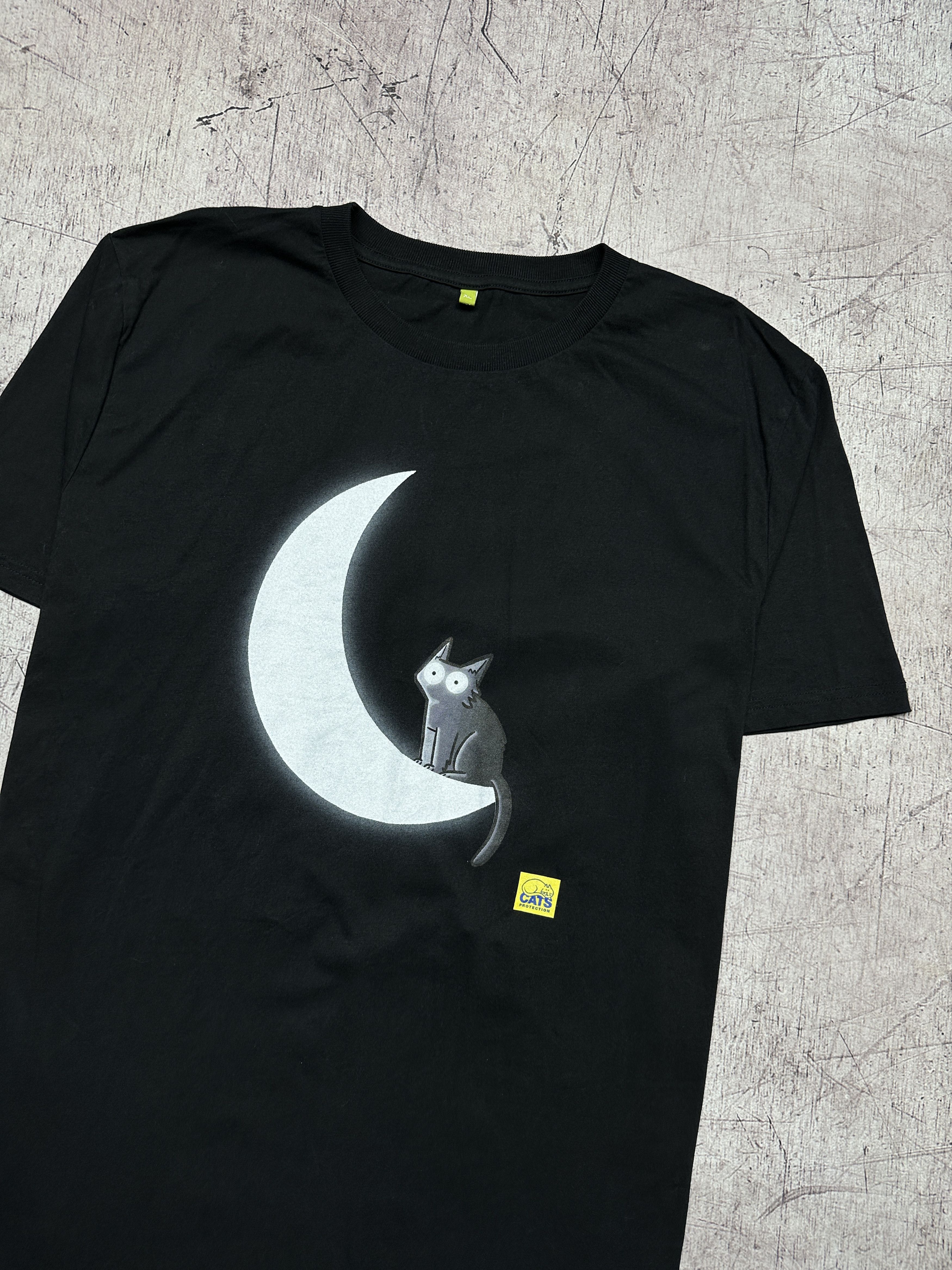Japanese Brand RNA1 Cats Mens Crew Neck T-Shirt Size US XL / EU 56 / 4 - 2 Thumbnail