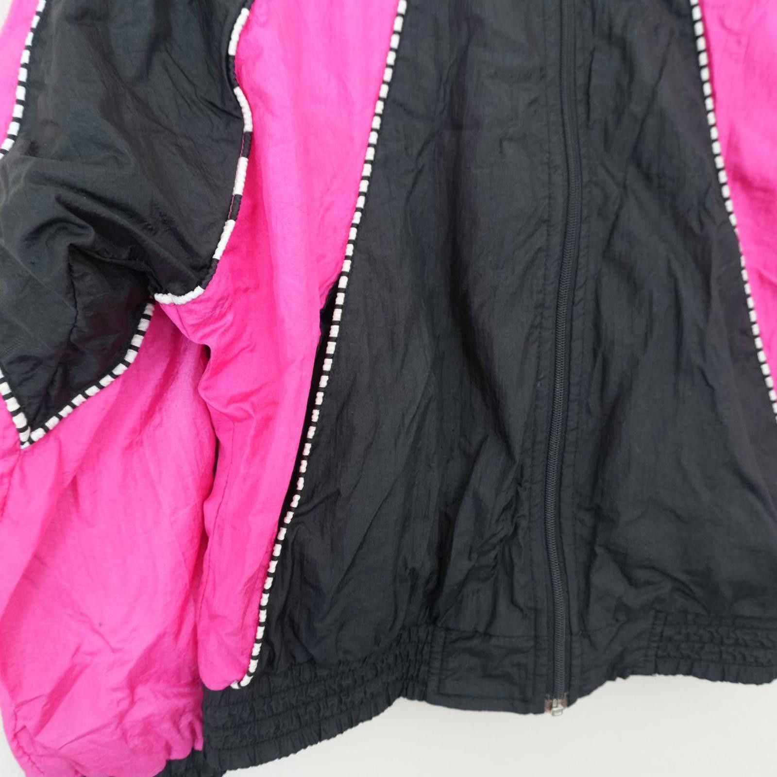Other Bocoo Jacket Women's M Pink Black VTG Windbreaker Full Zip Size M / US 6-8 / IT 42-44 - 3 Thumbnail