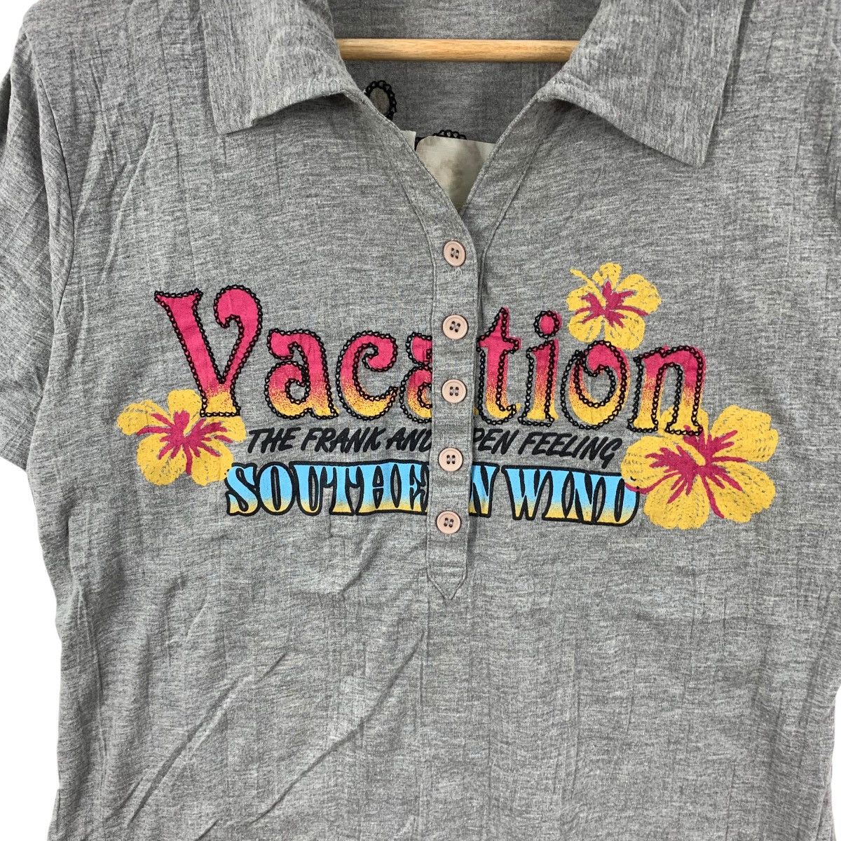Other PALEO SEASIDE VACATION Southern Wind Polo Tee Shirt Top Size M / US 6-8 / IT 42-44 - 7 Thumbnail