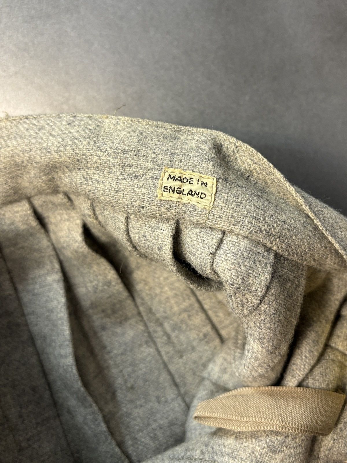 Pringle Of Scotland × Vintage 1960s Vintage Pleated Mini Skirt School Uniform Worsted Wool Size 22" - 5 Thumbnail