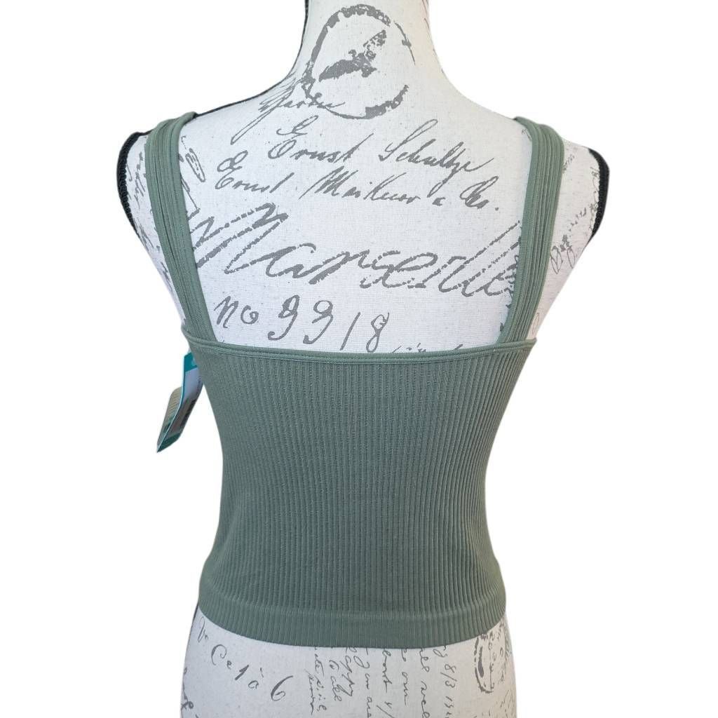 Free People Intimately Free People Women's Size Large Army Moss Green Ri Size L / US 10 / IT 46 - 3 Thumbnail