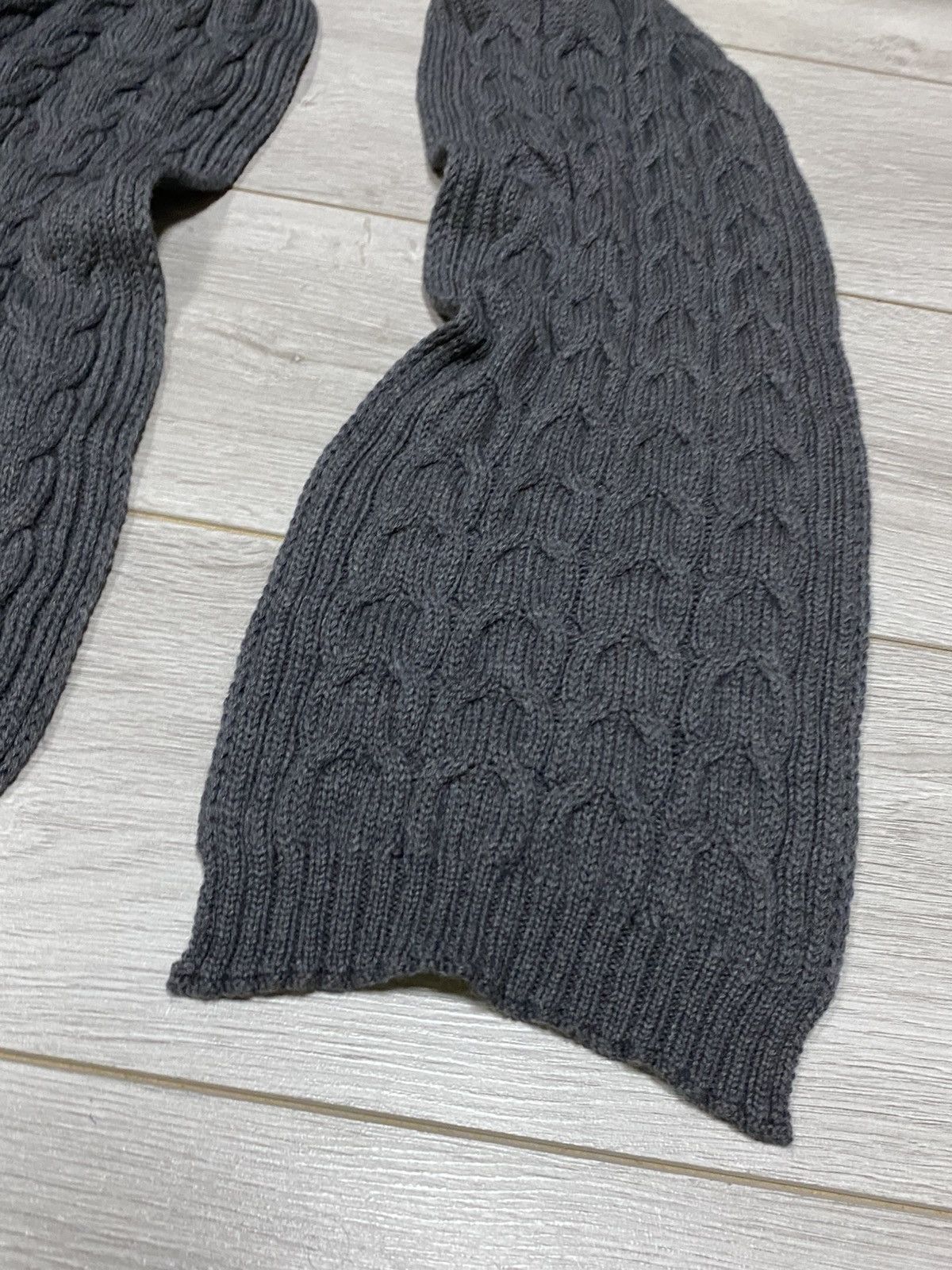 Moncler Moncler wool knitted scarf logo badge Size ONE SIZE - 3 Thumbnail