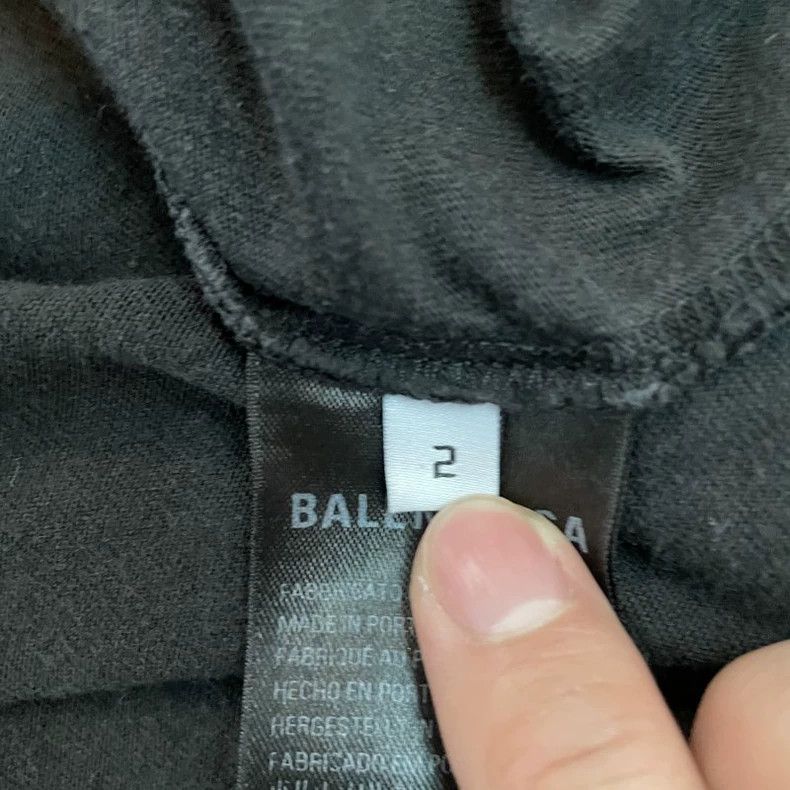 Balenciaga Balenciaga Letter Printed Short Sleeve T-Shirt Loose Fit Size US M / EU 48-50 / 2 - 6 Thumbnail
